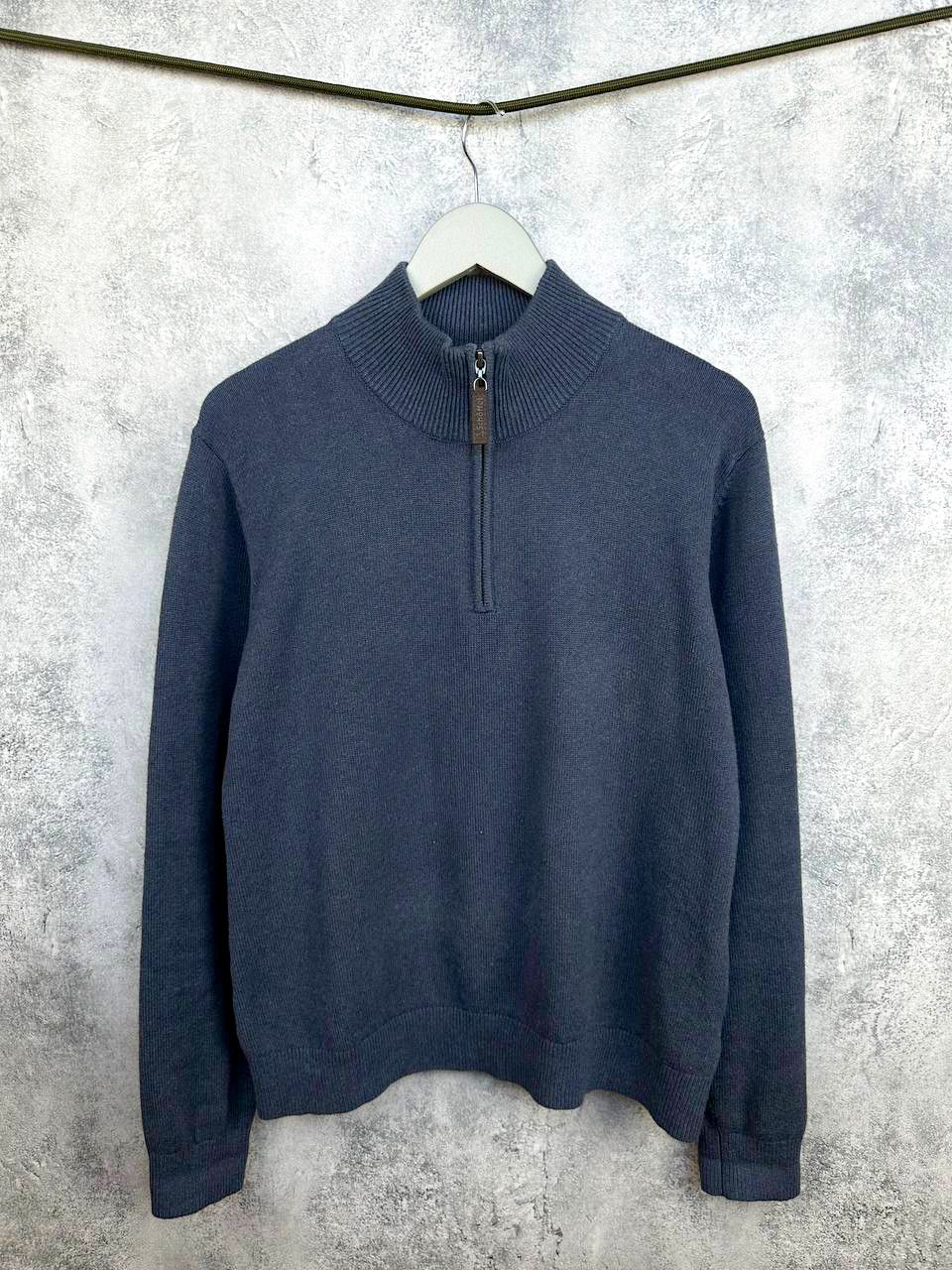 Other Schoffel 1/4 Zip Sweater Pullover Merino/Cotton Jumper Size US M / EU 48-50 / 2 - 1 Thumbnail