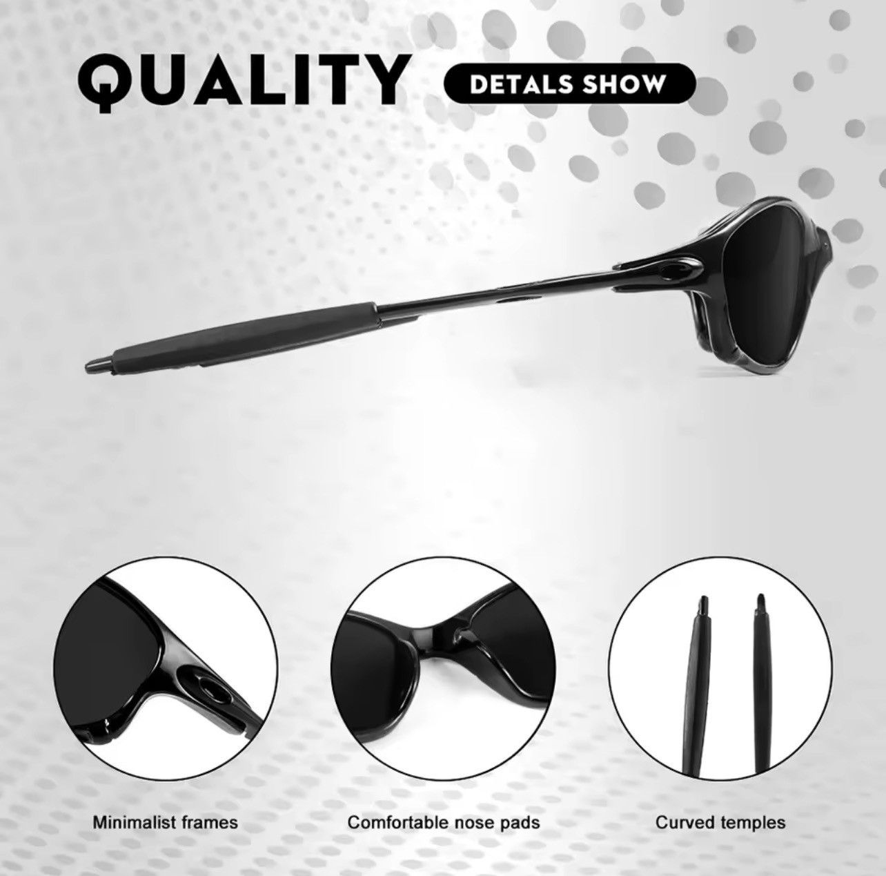 Other CRIXALIS Wraparound Black UV400 Sunglasses Men Sport Driving Size ONE SIZE - 4 Thumbnail