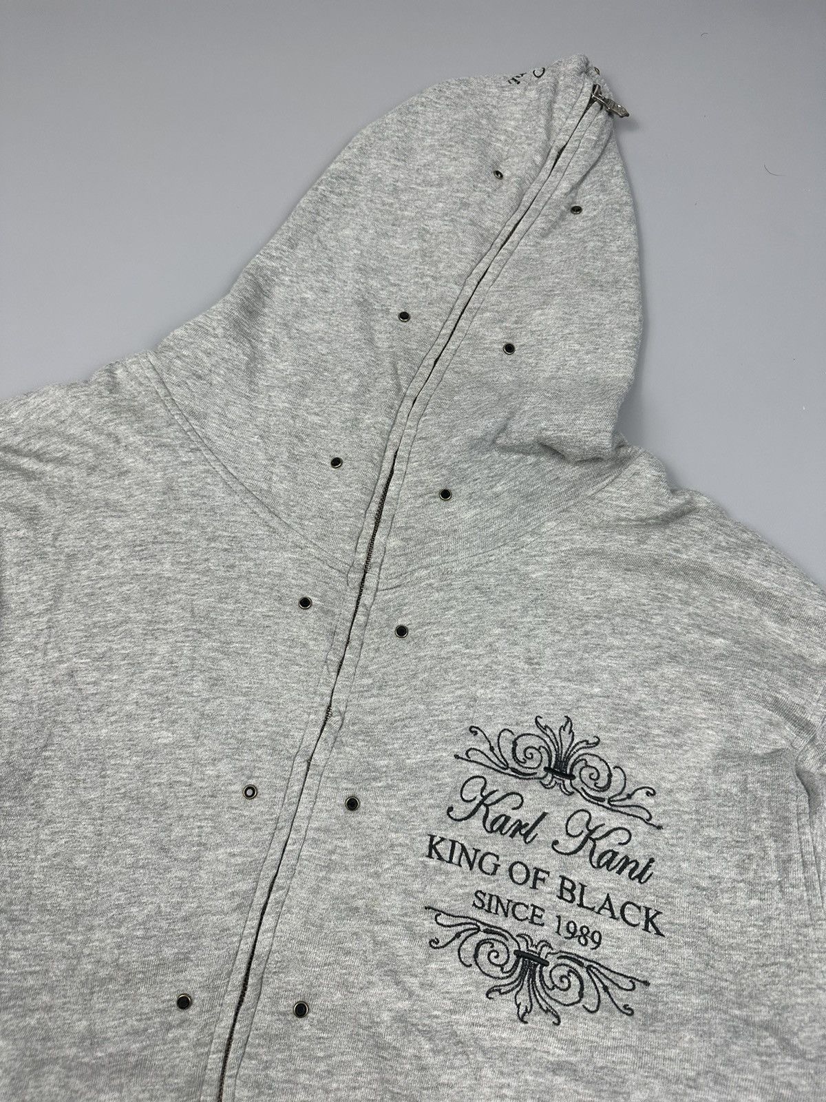 Karl Kani Karl Kani King Of Black Diamond Full Zipper Hoodie Size US L / EU 52-54 / 3 - 4 Thumbnail