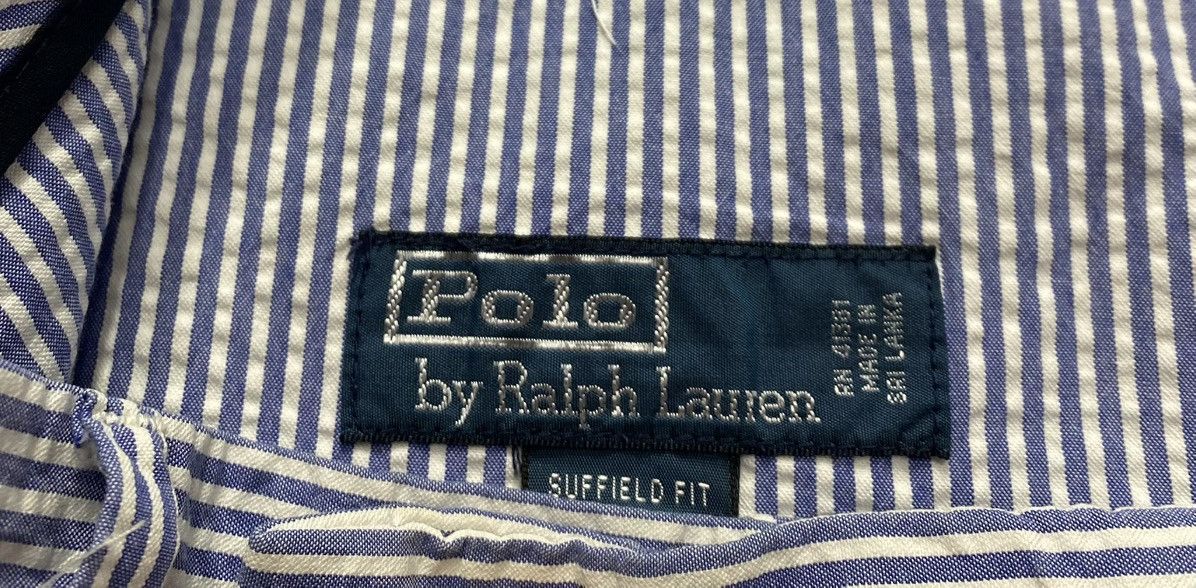 Polo Ralph Lauren 90’s Vintage Polo Ralph Lauren Striped Shorts Size US 35 - 3 Thumbnail