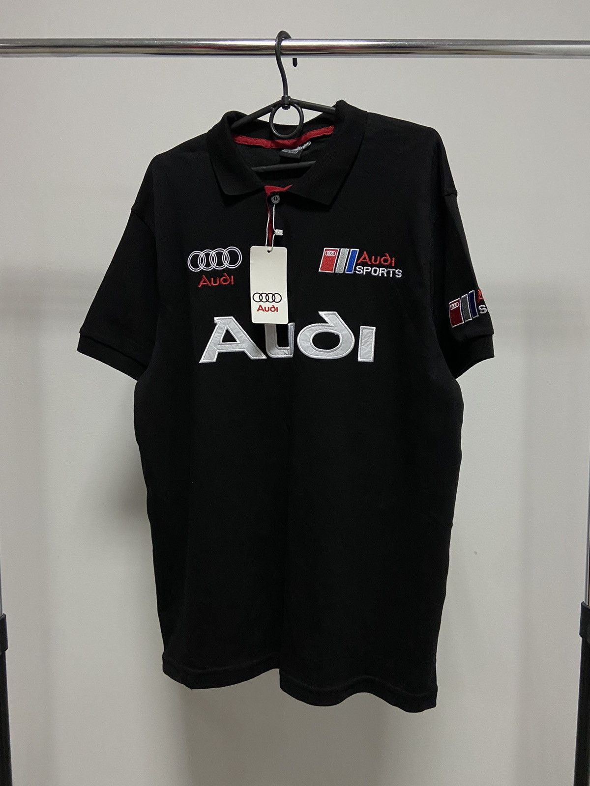Audi × Vintage Audi Racing T Shirt Big Logo Vintage Sports Size US XXL / EU 58 / 5 - 1 Thumbnail