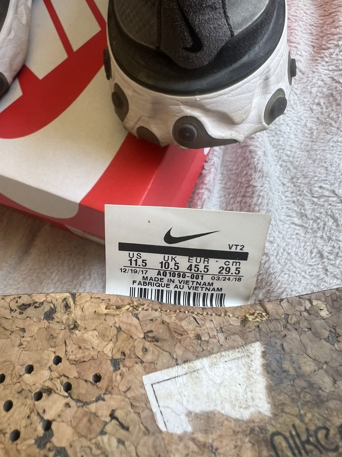 Nike Nike react element 87 anthracite black Size US 11.5 / EU 44-45 - 9 Thumbnail