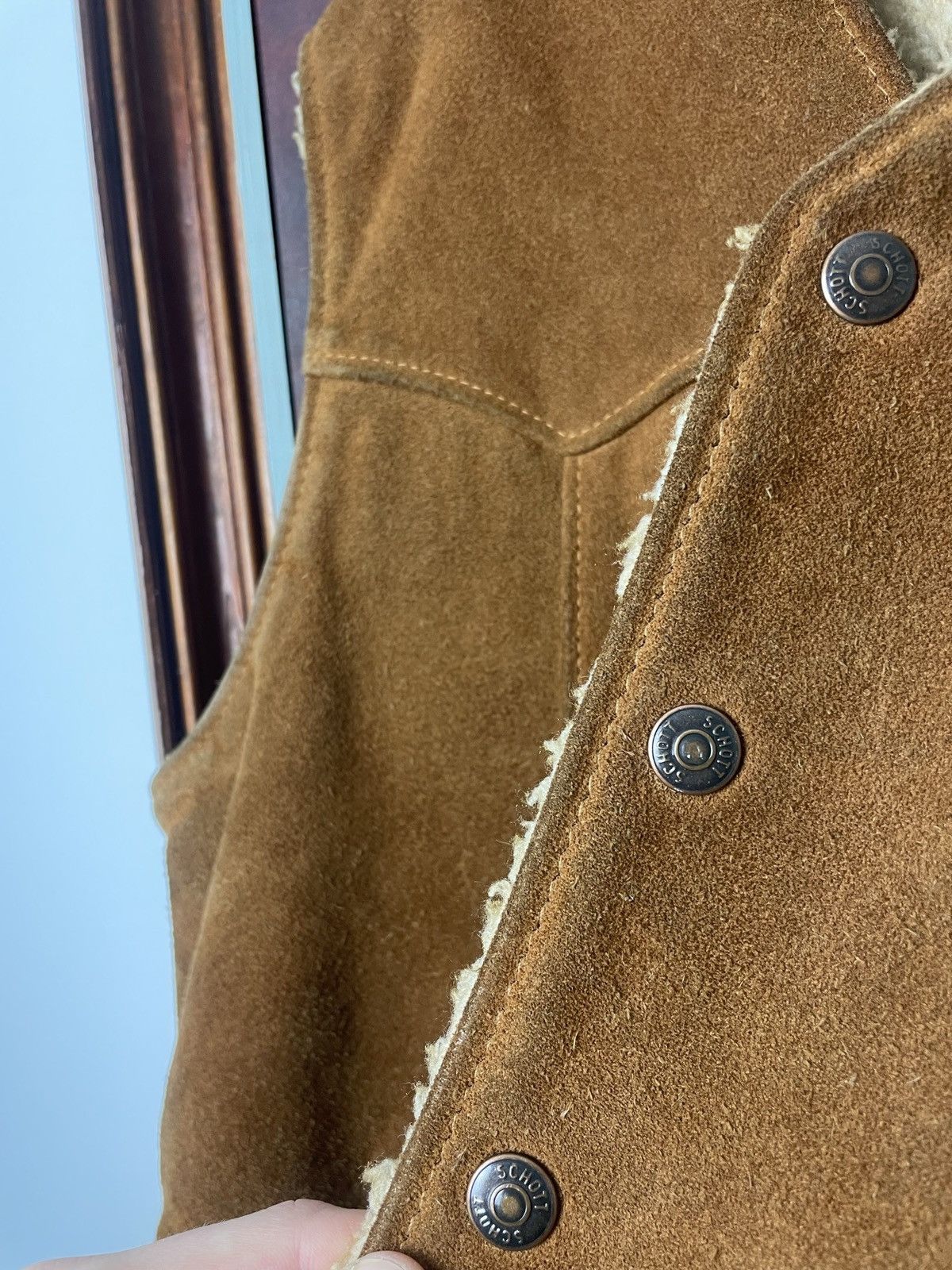 トップス Schott / 366V suede leather vest Schott / 366V suede leather vest