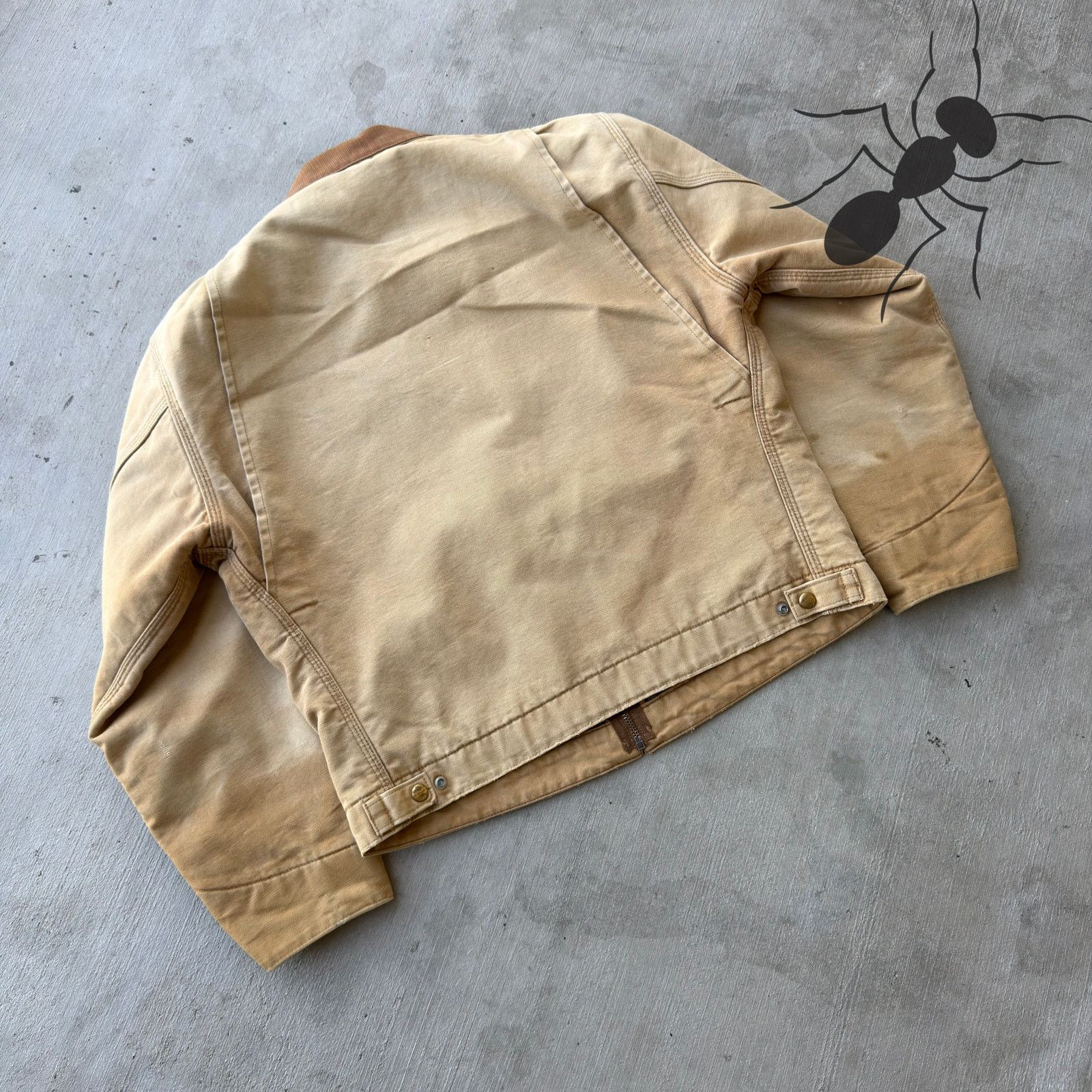 Carhartt × Vintage Carhartt faded brown Detroit work wear jacket Size US M / EU 48-50 / 2 - 6 Thumbnail