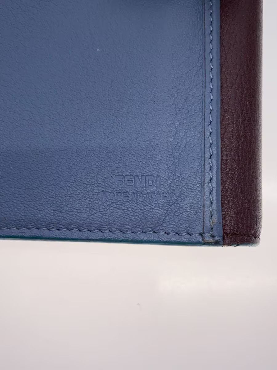 Fendi Fendi Leather Long Wallet Bordeaux Size ONE SIZE - 3 Thumbnail