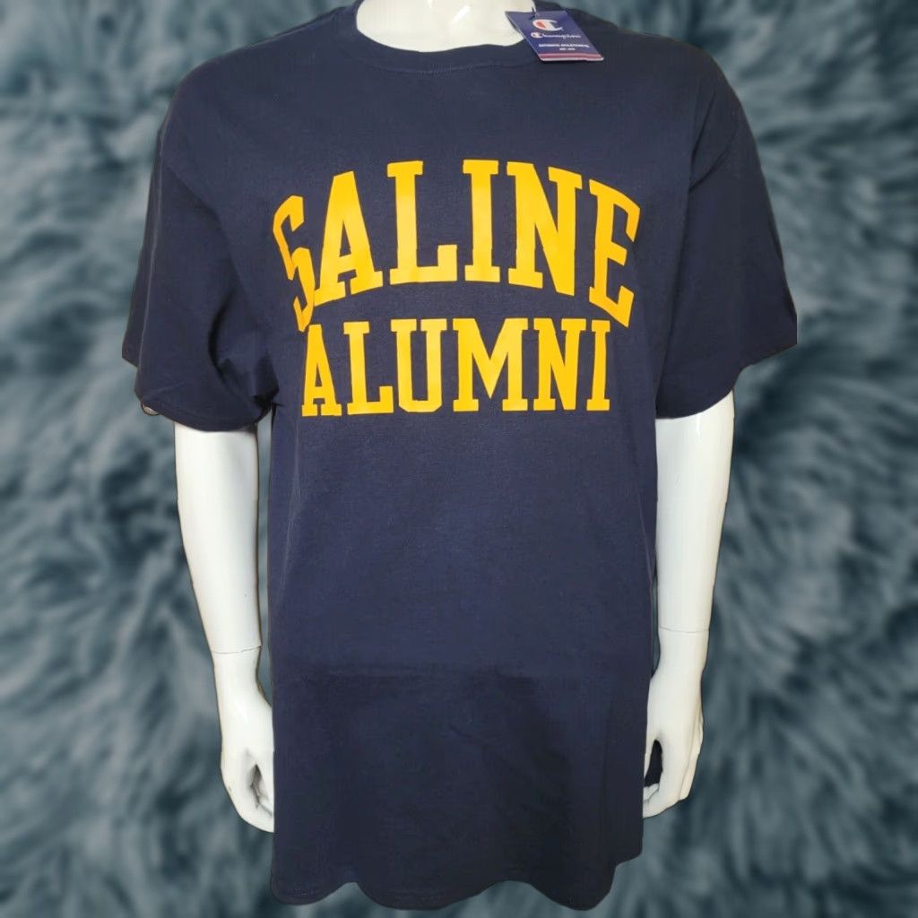 Champion VINTAGE Saline MI High School Hornets Alumni T Shirt Champion XL NEW NWT Nice Size US XL / EU 56 / 4 - 1 Thumbnail