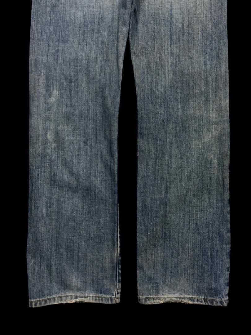 Japanese Brand THRASHED Japanese Straight Leg Rusty Mudwash Distressed Size US 32 / EU 48 - 18 Thumbnail