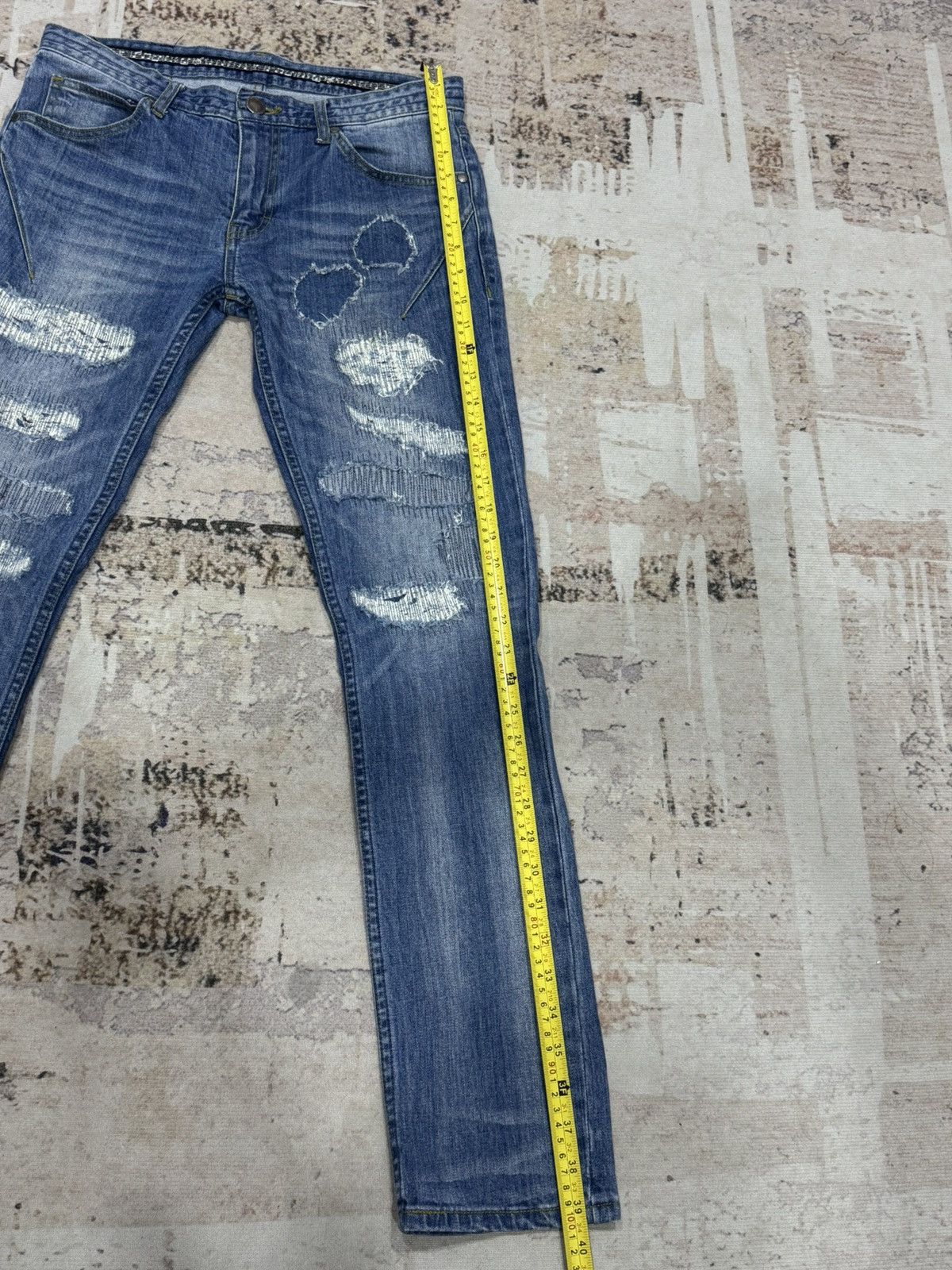 Japanese Brand NumberNine X Nano universe distress denim jeans Size US 30 / EU 46 - 11 Thumbnail