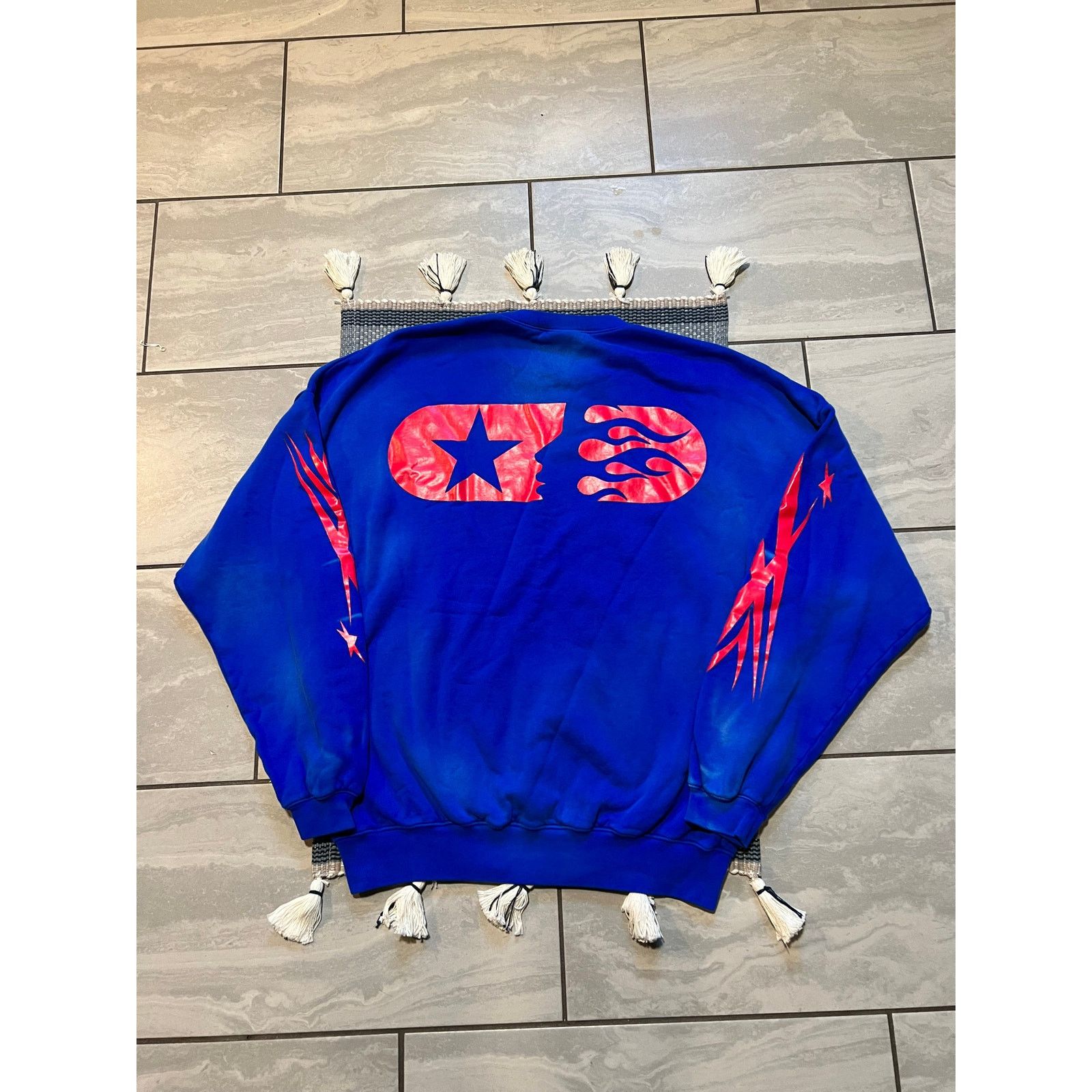 HELLSTAR Hellstar Sport Crewneck 'Blue/ Red' Size XL New Size US XL / EU 56 / 4 - 2 Thumbnail