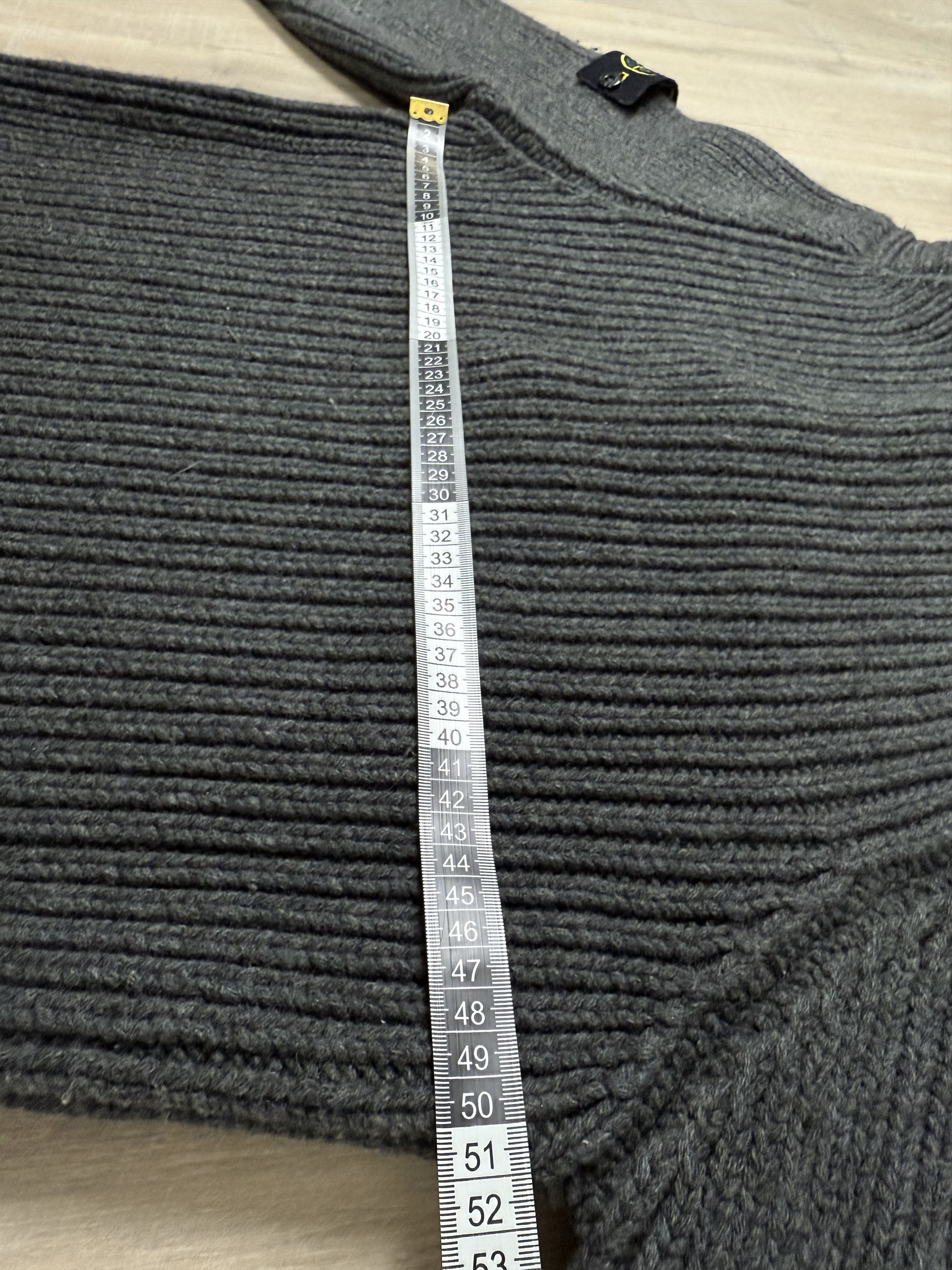 Stone Island Vintage Stone Island 2007 AW Wool Sweater Gray Size L Size US L / EU 52-54 / 3 - 15 Thumbnail