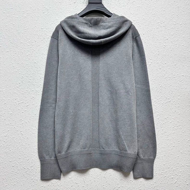 Louis Vuitton Louis Vuitton Flocked LOGO Grey Knit Hoodie Size US M / EU 48-50 / 2 - 2 Thumbnail