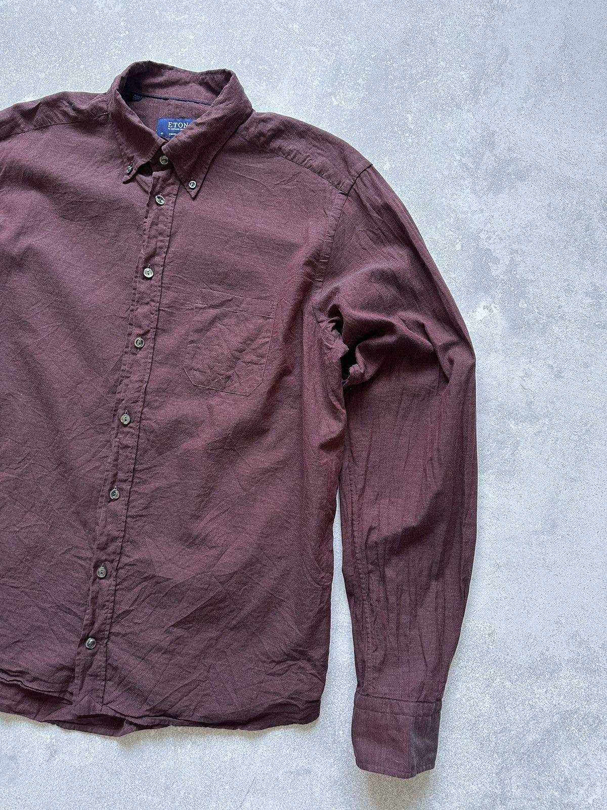 Eton ETON Cotton Long Sleeve Shirt Size XL Size US XL / EU 56 / 4 - 2 Thumbnail
