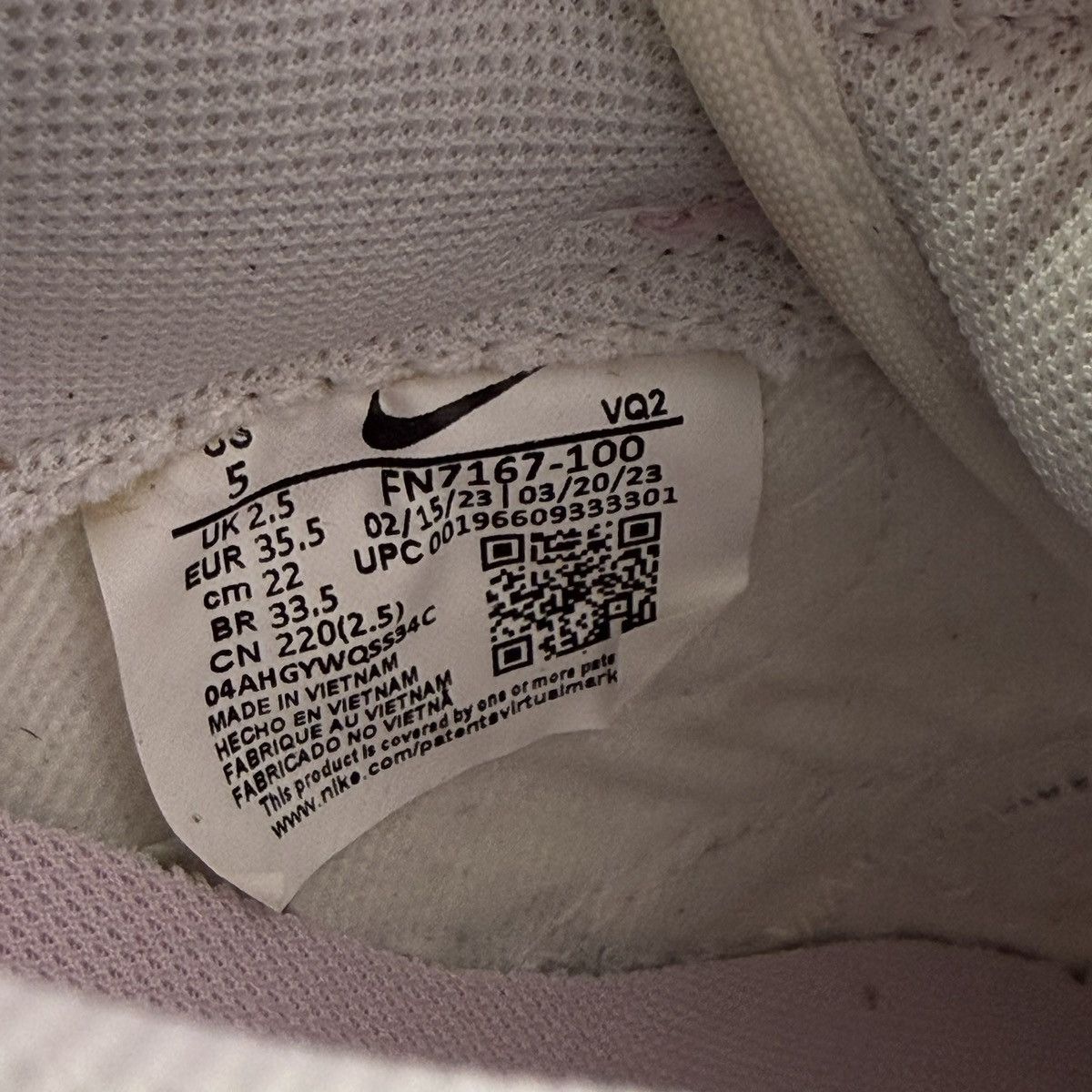 Nike Nike Dunk Low 'Pink Corduroy' Womens Size US 5 / IT 35 - 8 Thumbnail