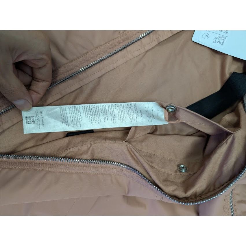 Rick Owens Drkshdw o1rshd1 Full Zip Gimp Imbottito Bomber Jacket Hoodie in Pink Size US XL / EU 56 / 4 - 18 Thumbnail
