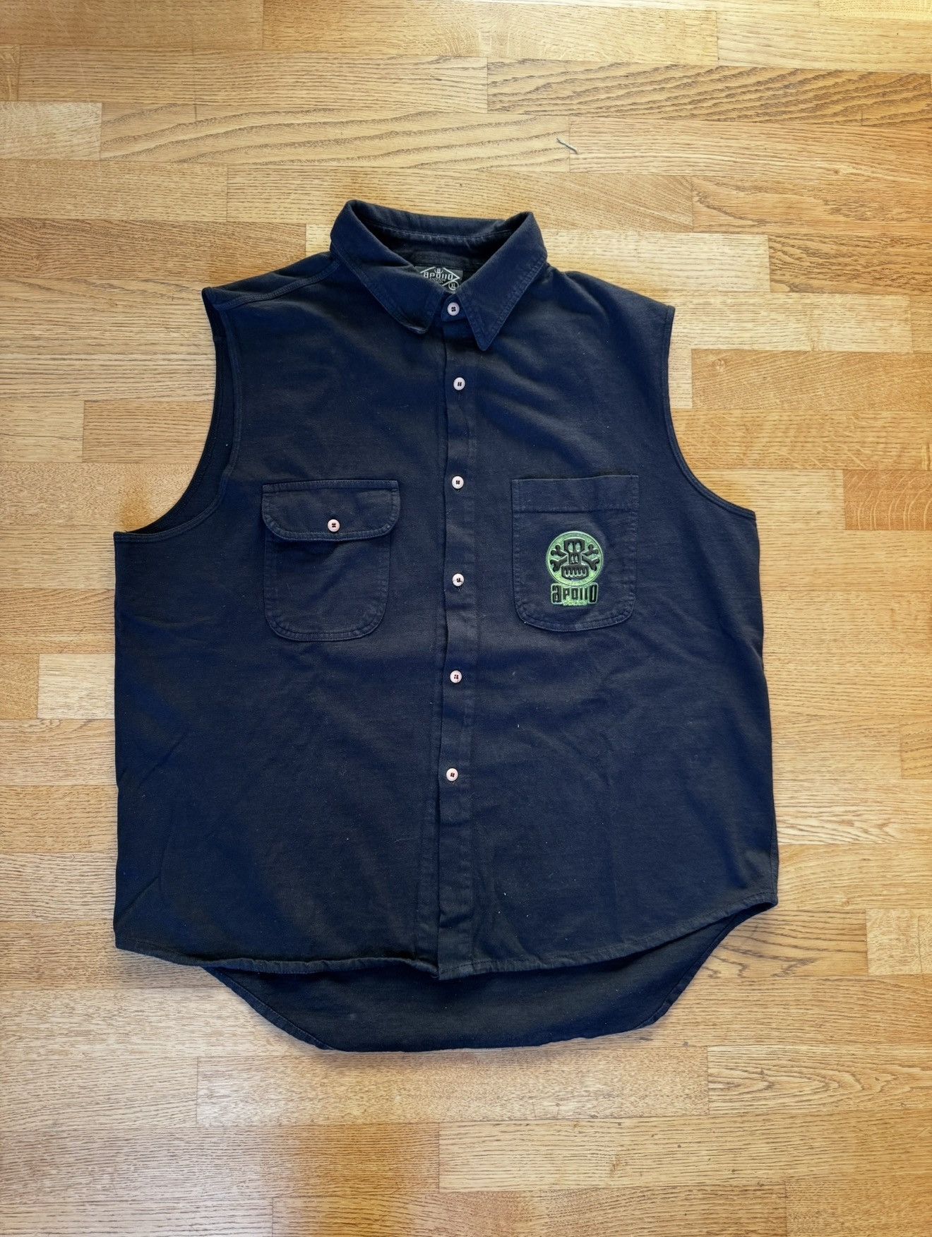 Walter Van Beirendonck Esrly 90‘s Apollo London - rave vest w reflective print! Size US XL / EU 56 / 4 - 2 Thumbnail