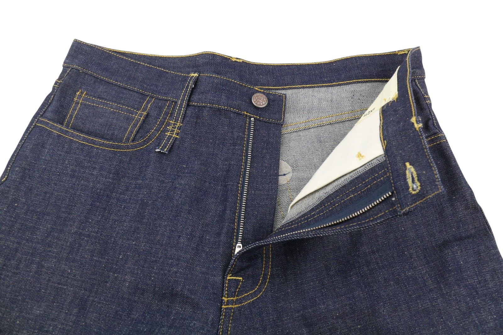 R13 LISA BAGGY 27 Bain Blue Rigid Denim 88192 Size 27" / US 4 / IT 40 - 4 Thumbnail