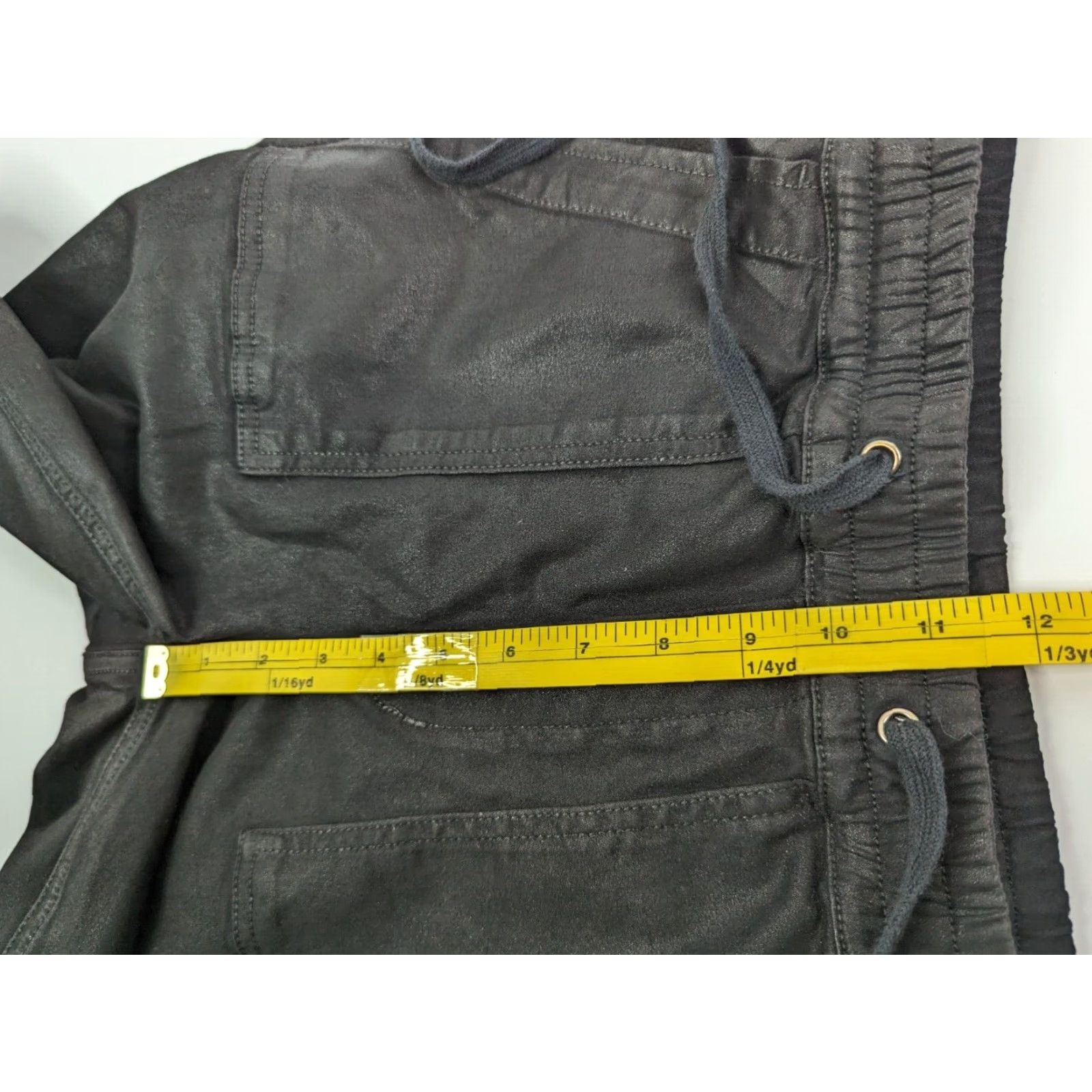 Vintage Joe’s The Sienna Coated Joggers Black Women Size S Tapered GG8CTC8000 Size 28" / US 6 / IT 42 - 7 Thumbnail