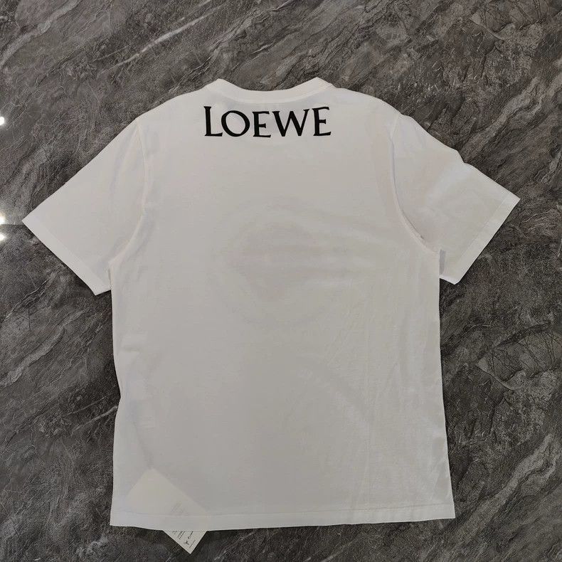 Loewe Loewe White jam toast printed short sleeve T-shirt Size L / US 10 / IT 46 - 2 Thumbnail