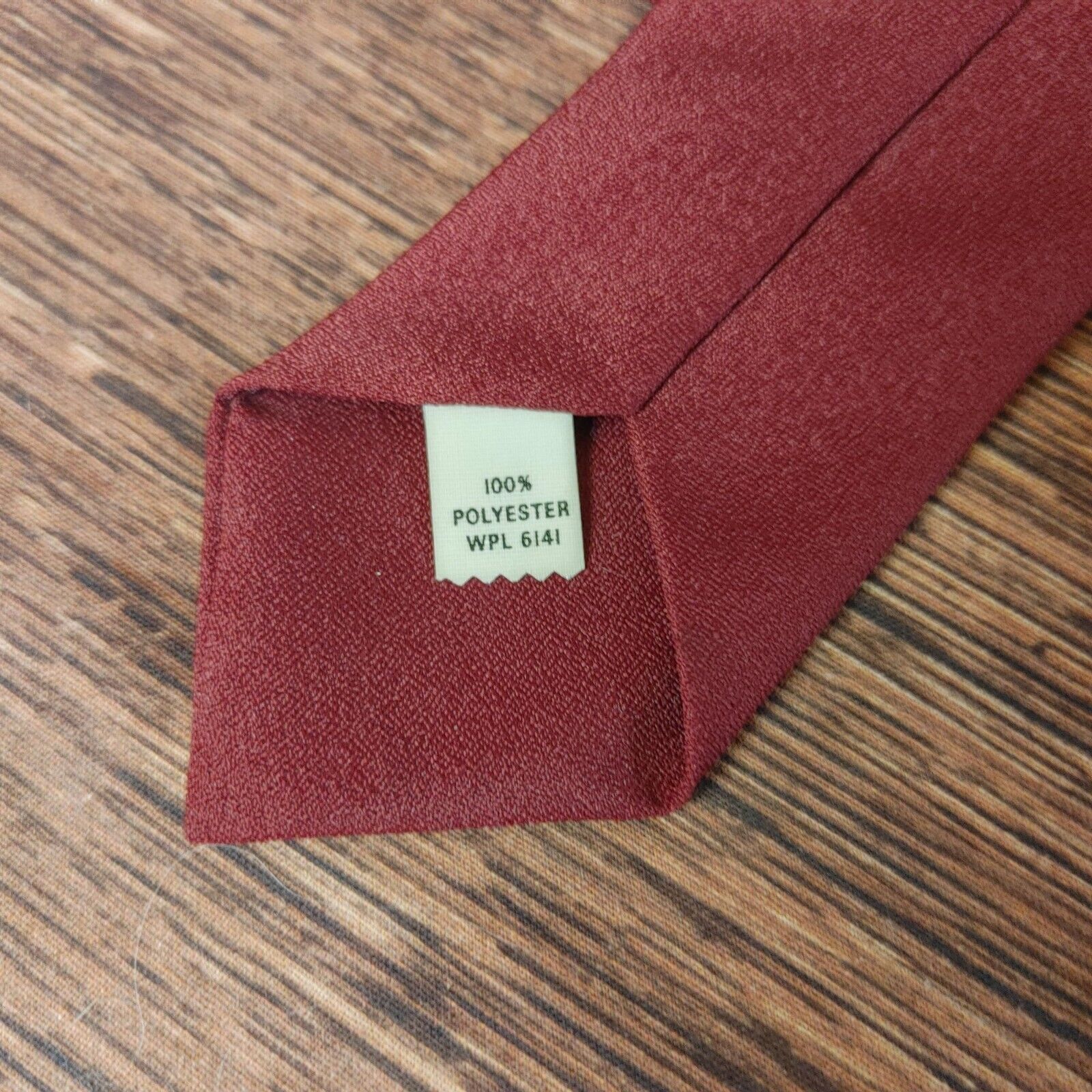 Other Men's Red Unbranded 100% Polyester Neck Tie Size ONE SIZE - 2 Thumbnail