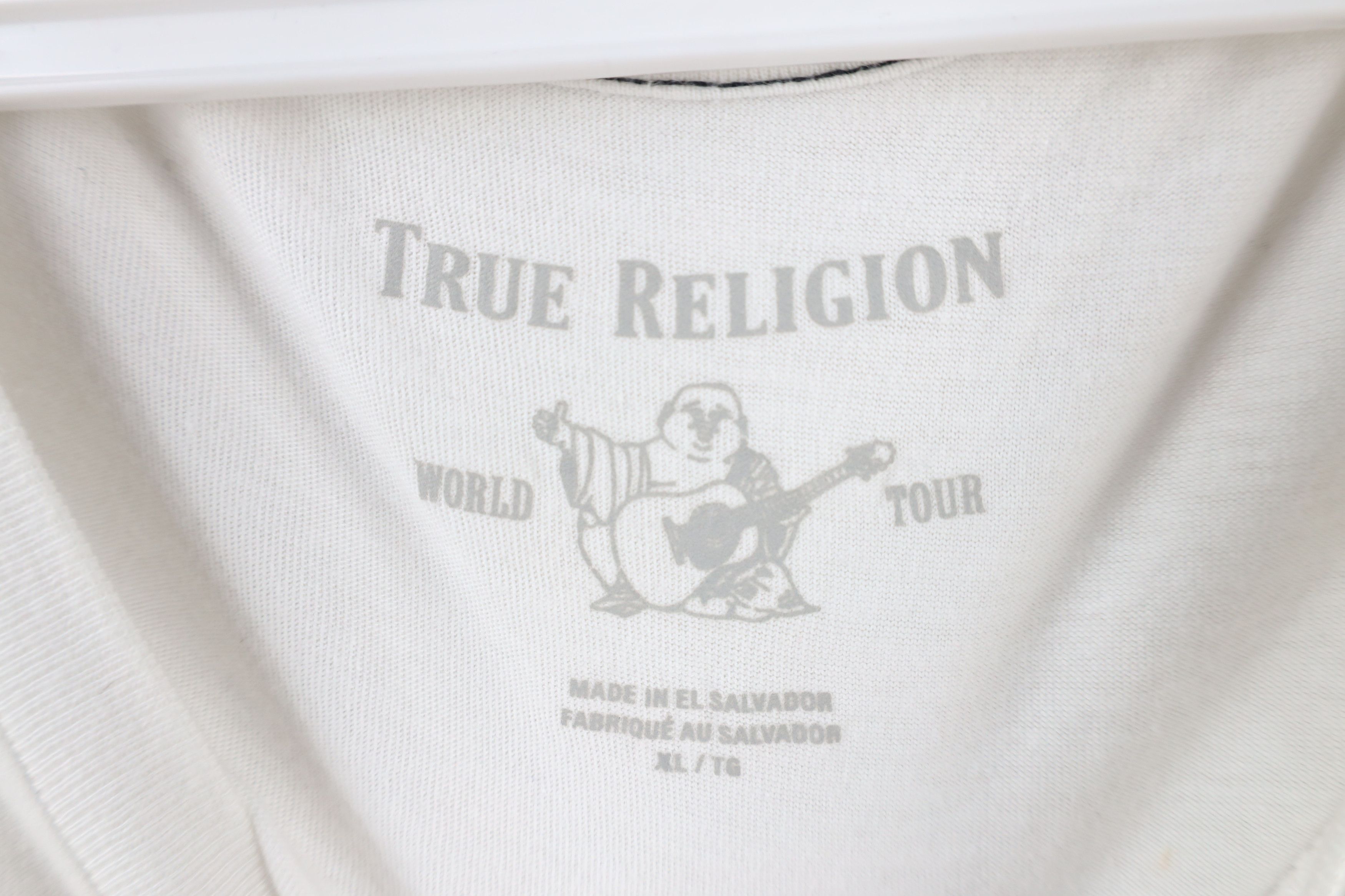 True Religion × Vintage True Religion Yin Yang Box Logo Buddha Short Sleeve T-Shirt Size US XL / EU 56 / 4 - 6 Thumbnail