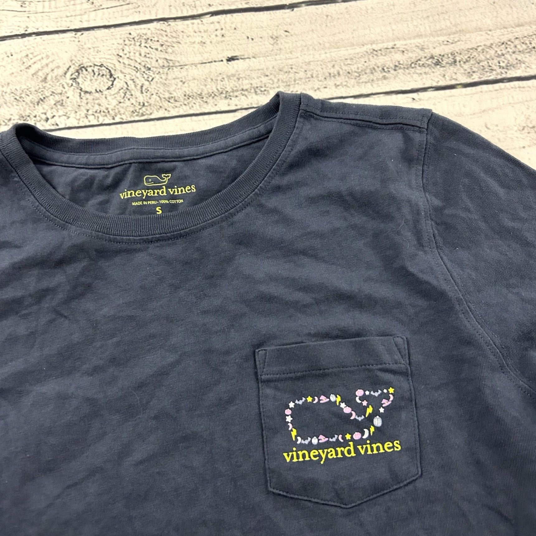 Vineyard Vines Vineyard Vines Halloween Long Sleeve Pocket T Shirt Men's Small Blue Size US S / EU 44-46 / 1 - 2 Thumbnail