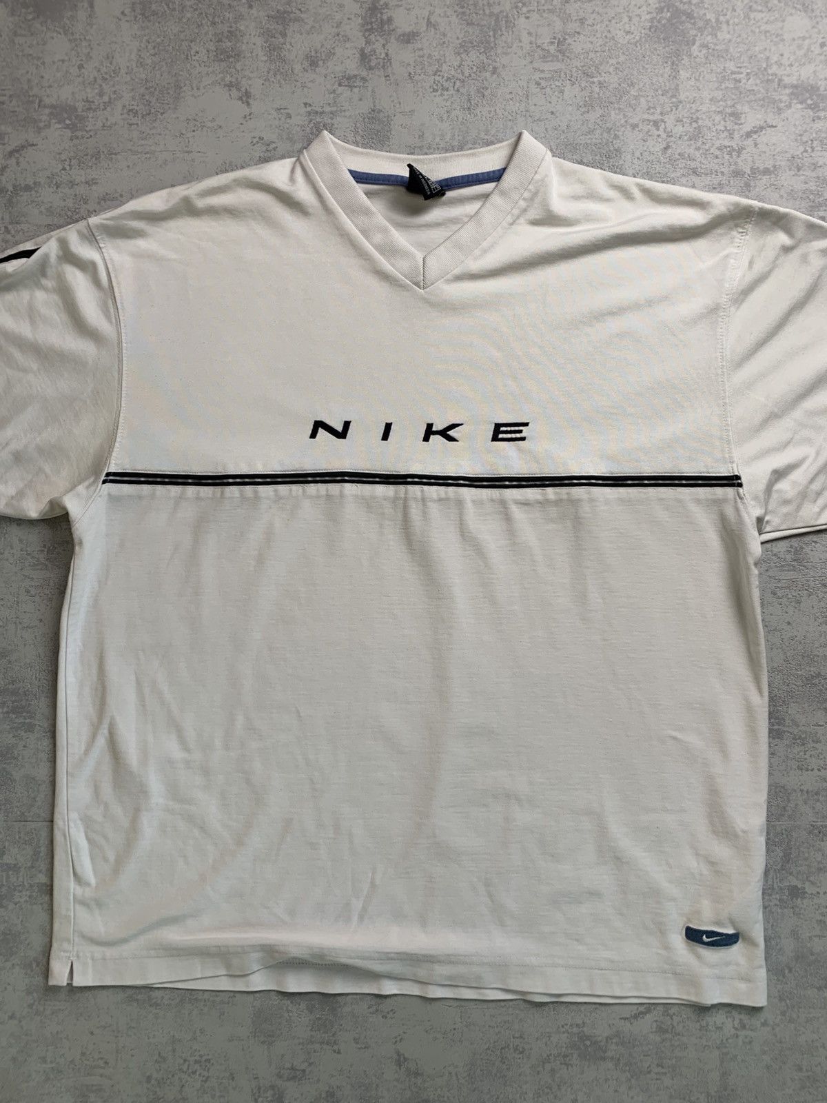 Nike × Vintage Vintage Nike Jersey Spellout y2k Size US XL / EU 56 / 4 - 3 Thumbnail