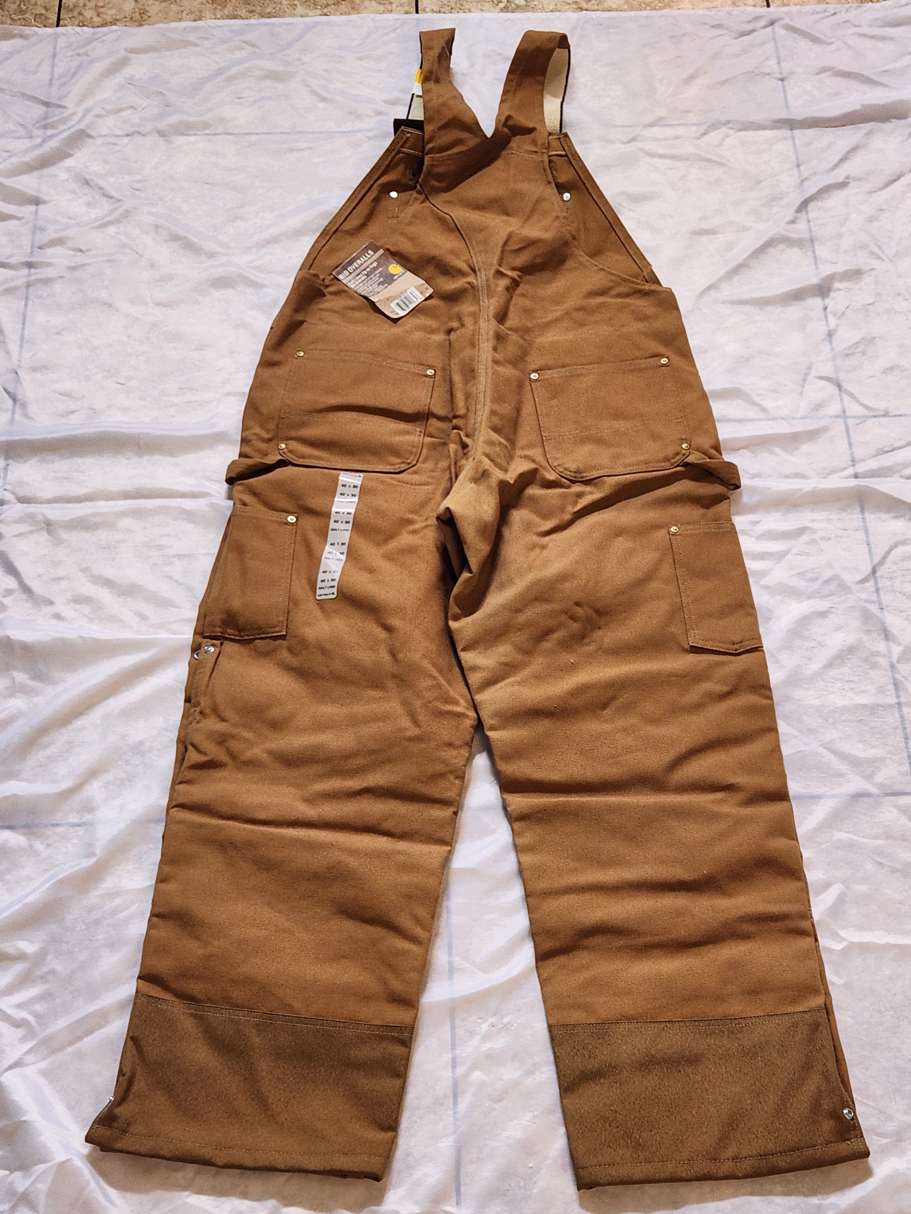 Carhartt bib overall double knee Size US 40 / EU 56 - 4 Thumbnail