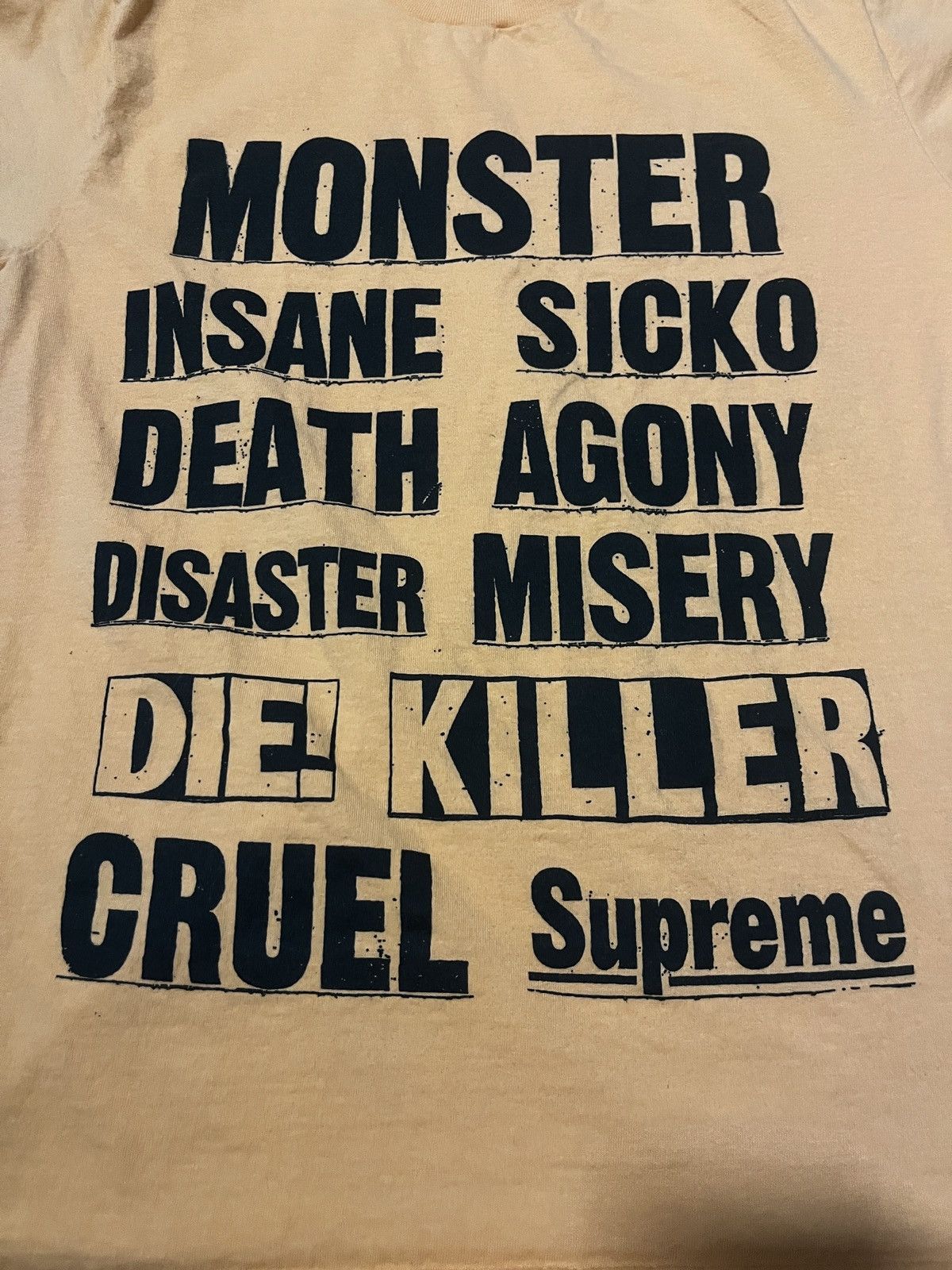 Supreme Supreme Monster tee Size US S / EU 44-46 / 1 - 2 Thumbnail