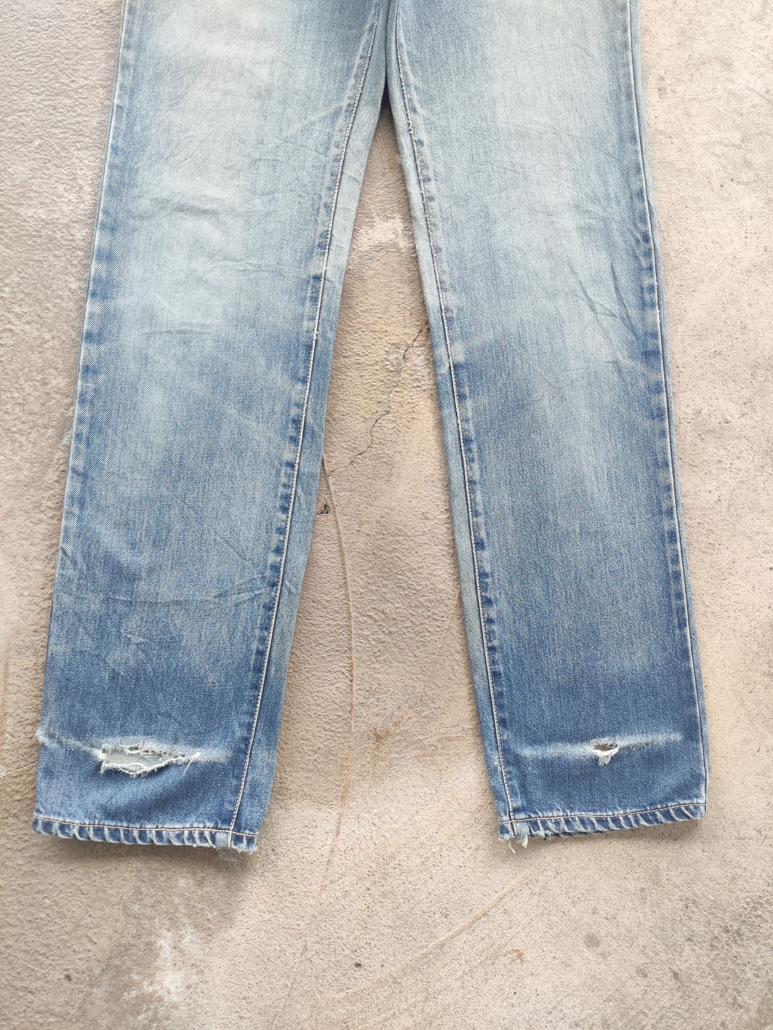 Edwin Vintage Edwin Japan Jean Distressed Faded Denim Size US 29 - 4 Thumbnail