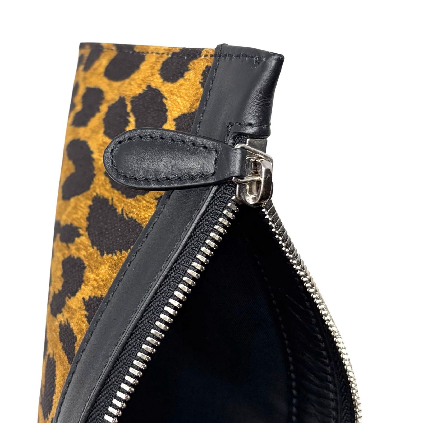 Balenciaga Balenciaga Leopard Print Zipper Pouch Size ONE SIZE - 8 Thumbnail