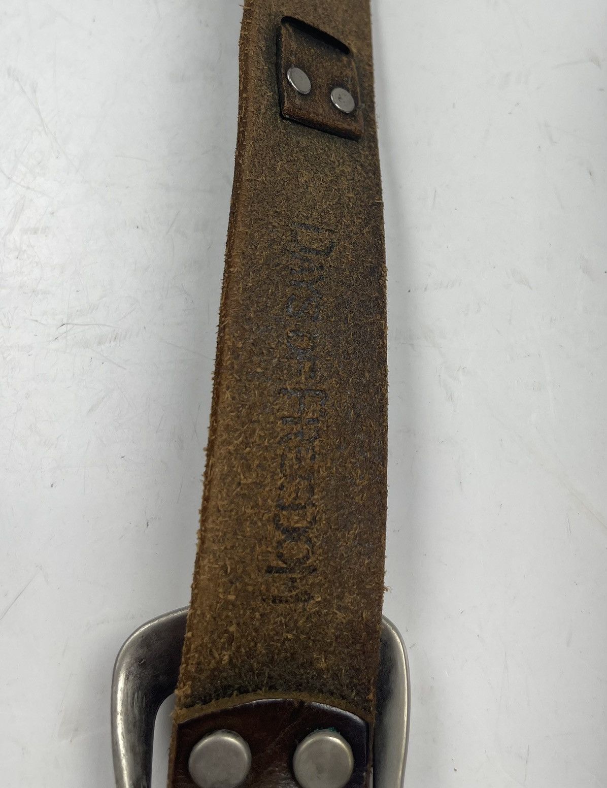 Other big buckle leather belt tc19 Size 36 - 6 Thumbnail