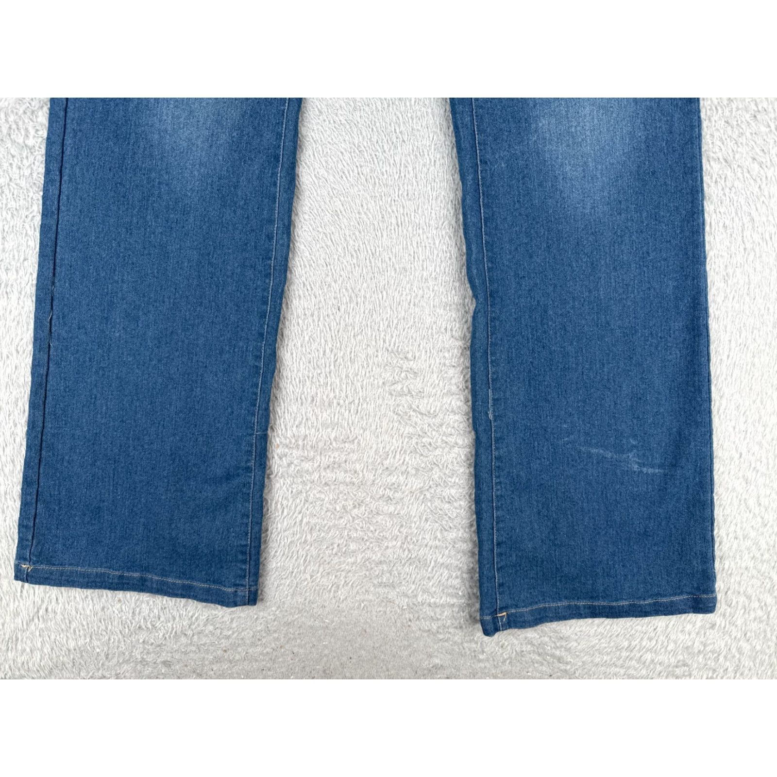 Vintage Jeans Women 14 Blue Denim Bootcut High Rise 34x32 Cotton Cotton Blend Light Wash 5-Pocket Design Womens Size 36" / US 14 / IT 50 - 2 Thumbnail