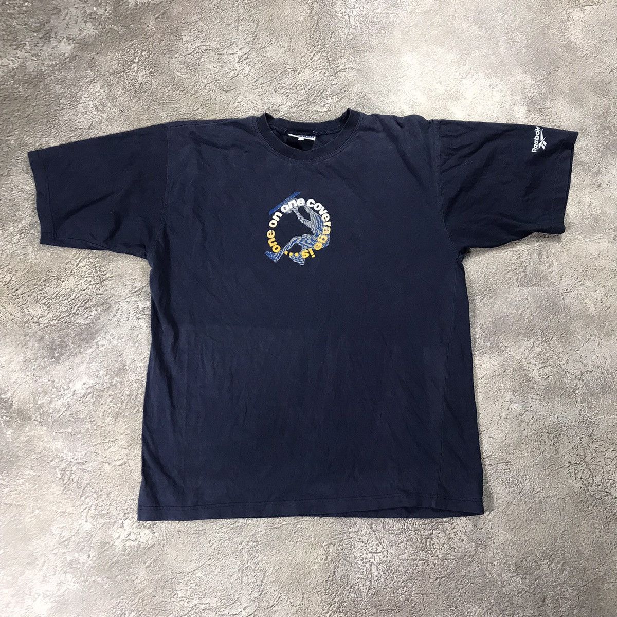 Vintage Vintage 90s Reebok Invitation To Dunk Graphic Tee Streetwear Size US L / EU 52-54 / 3 - 1 Thumbnail