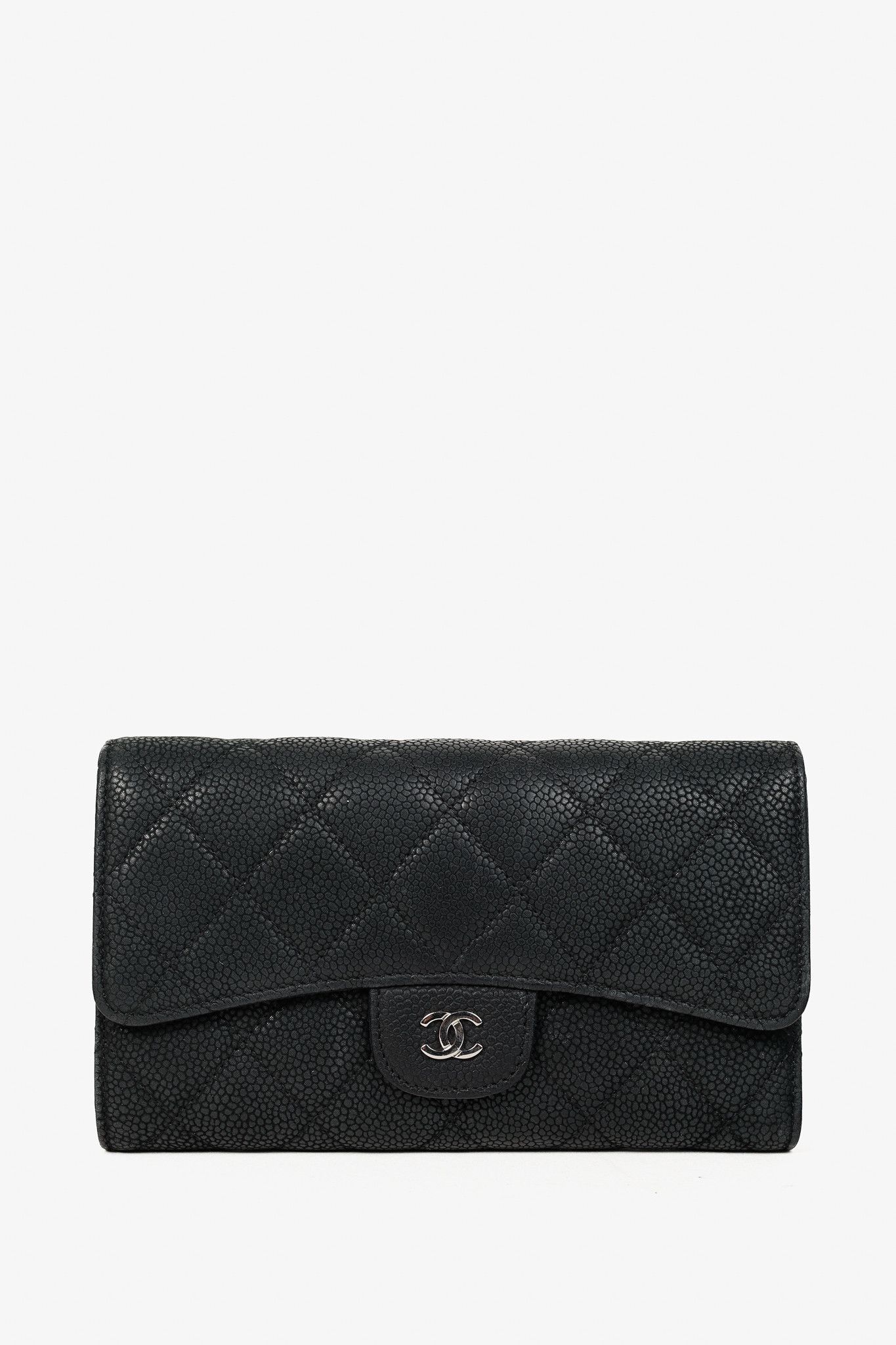 Chanel Chanel 13S Caviar Classic Quilted Flap Portefeuille Wallet Size ONE SIZE - 1 Thumbnail