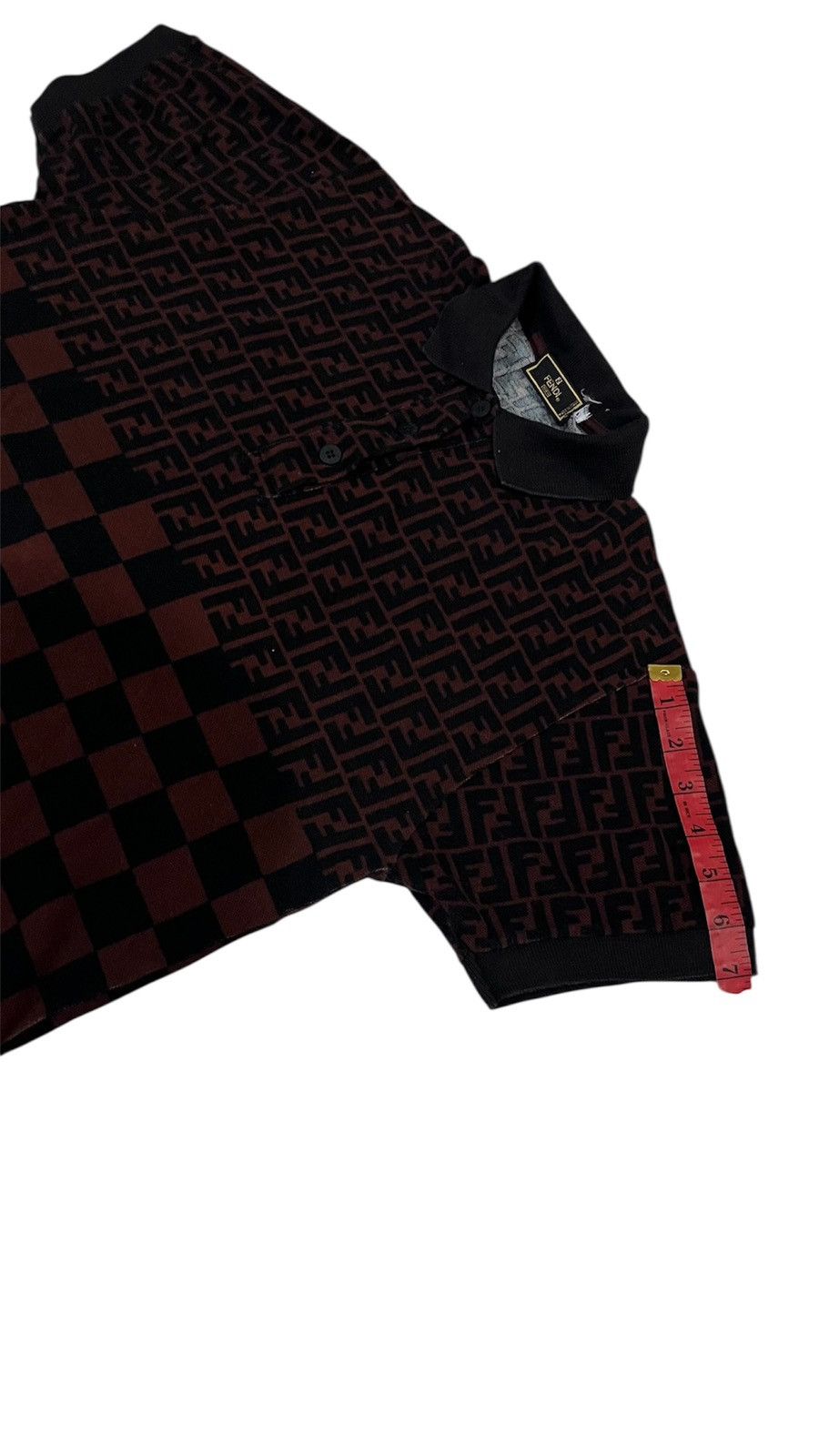Fendi FENDI MONOGRAM POLOS SHIRT x DESIGNER x RARE Size US S / EU 44-46 / 1 - 6 Thumbnail