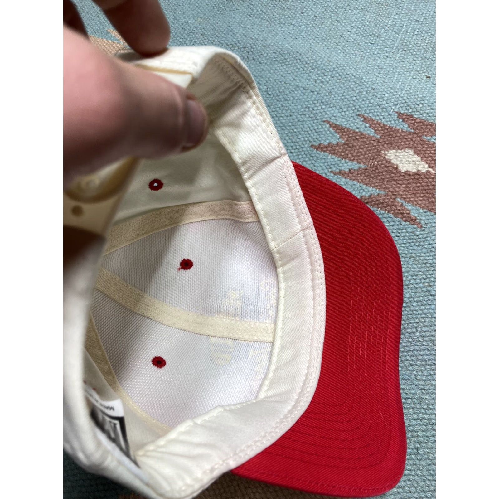 Vintage VINTAGE SnapBack hat cap Masud racing team Saginaw Michigan smiley face 90s Mens Adjustable White Snapback 90s Mens Size ONE SIZE - 8 Thumbnail