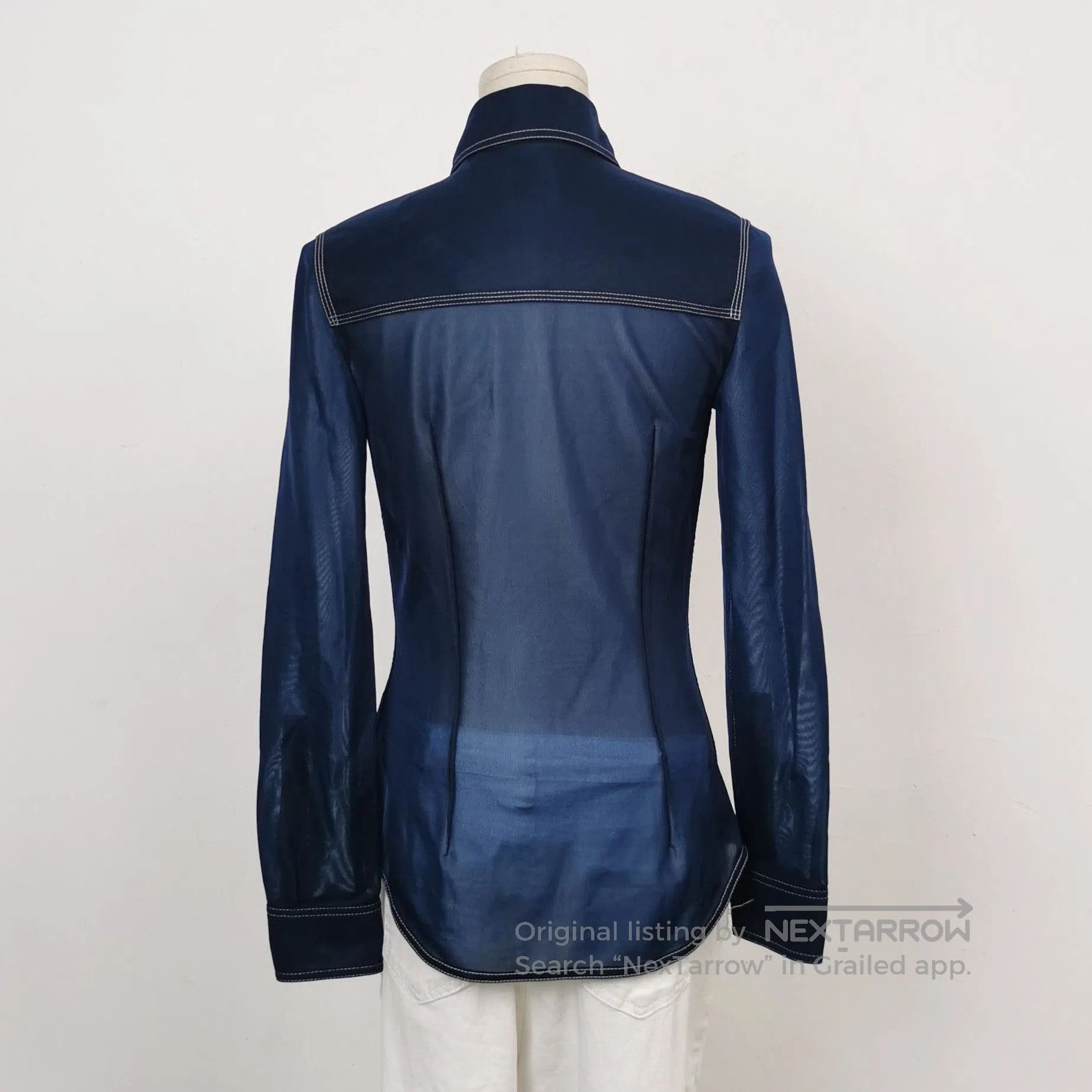 Burberry Burberry Contrast Collar Long Sleeve Shirt . Size US XXS / EU 40 - 2 Thumbnail