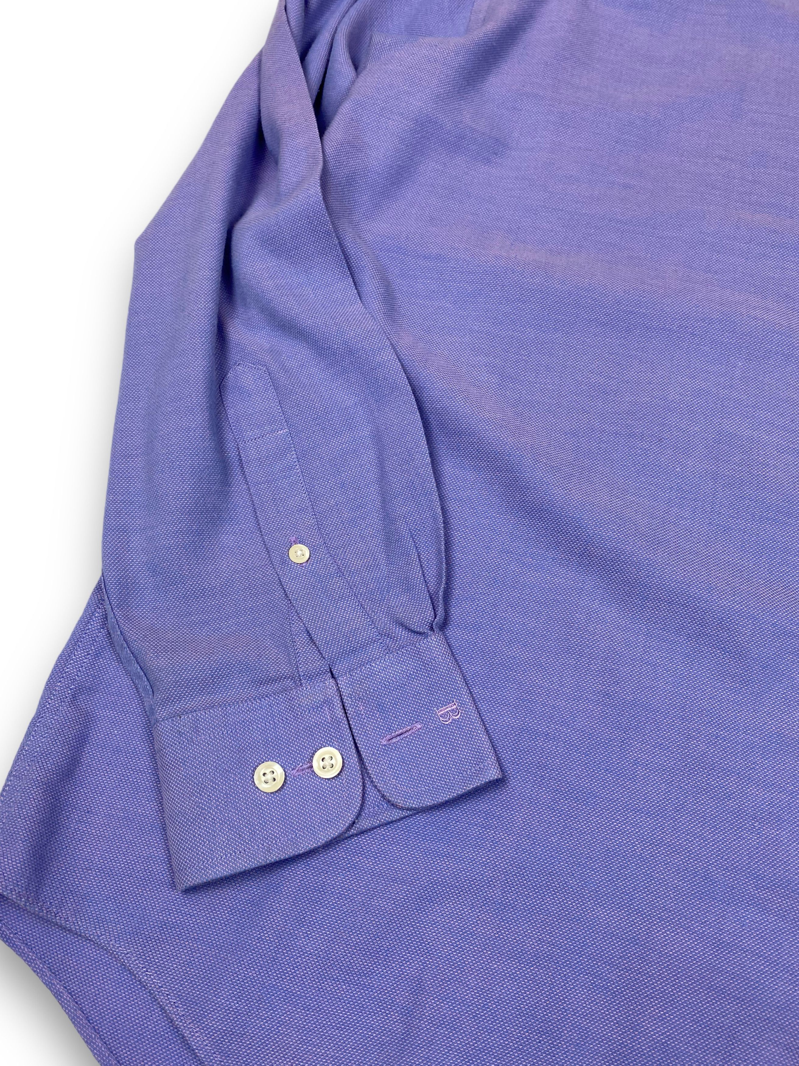 Balmain Vintage BALMAIN Purple Fade Button Up Shirt M615 Size US XL / EU 56 / 4 - 5 Thumbnail