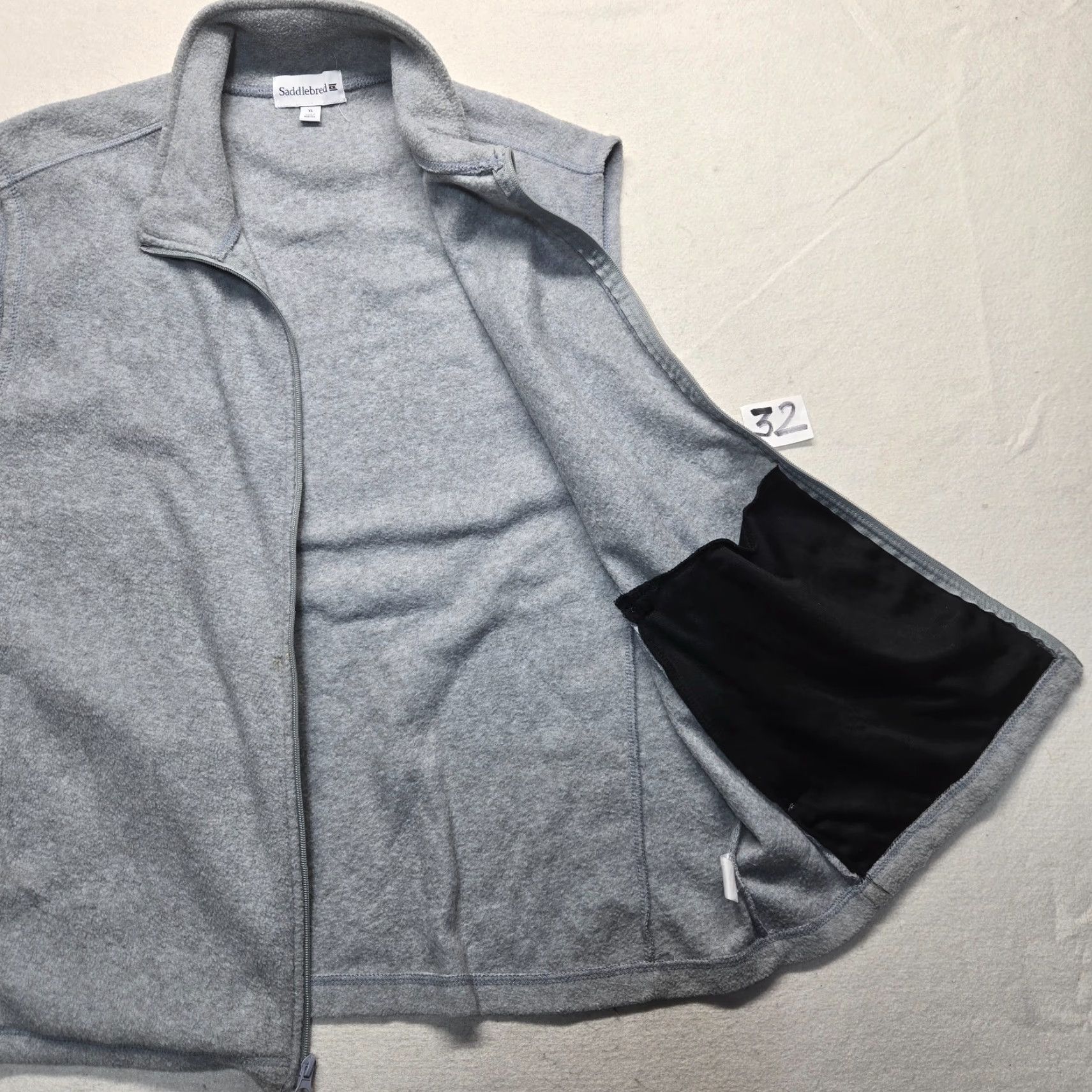 Vintage Saddlebred Sweater Vest Solid Gray Golf Vest Sleeveless Adult Men's XL Gray Knit Vest, 90s Classic Preppy, Golf, Casual, Workwear Mens XL Size US XL / EU 56 / 4 - 7 Thumbnail