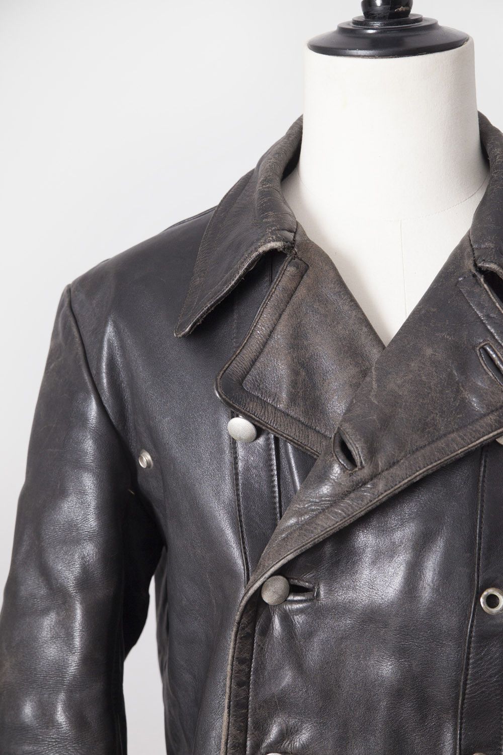 Vintage Vintage 1950's fireman / leather work coat Size US M / EU 48-50 / 2 - 2 Thumbnail