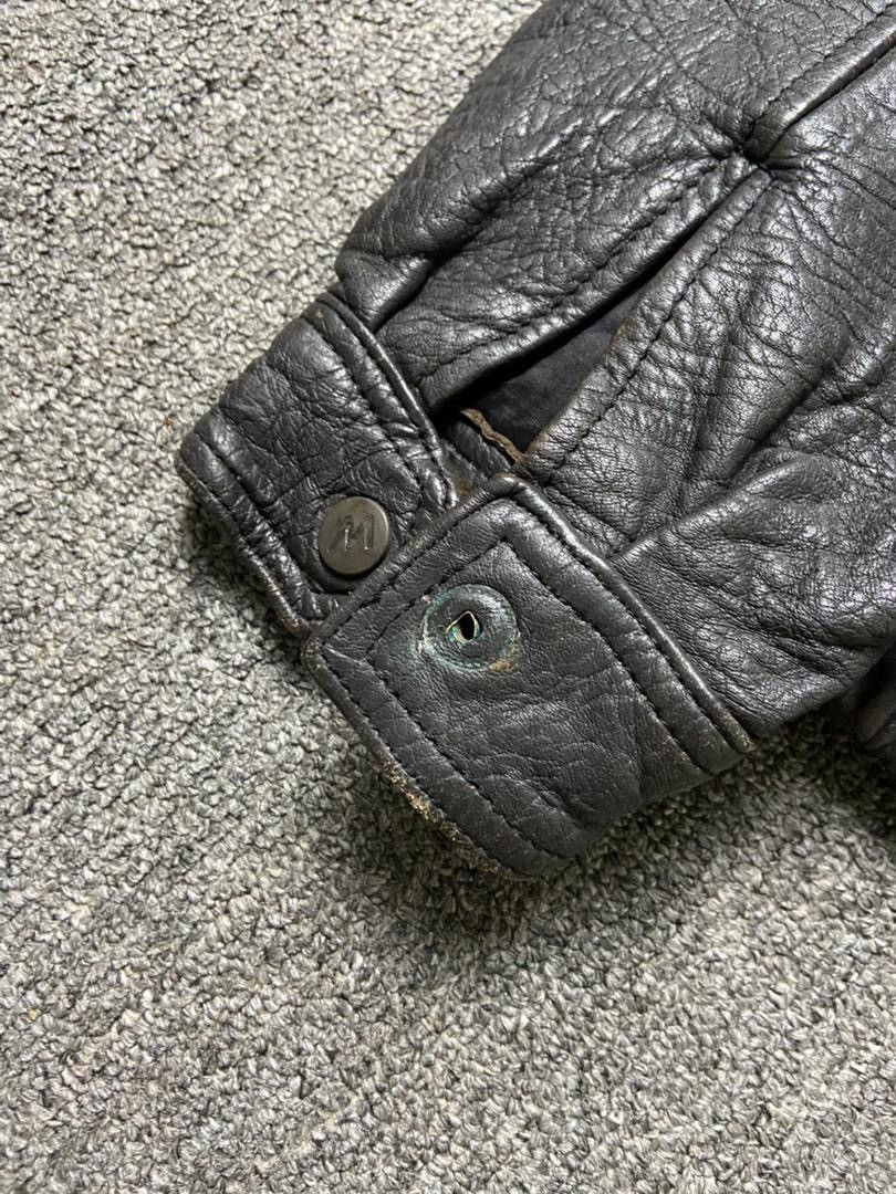 Japanese Brand Street Life Brand Leather Jacket with Double Pocket (183) Size US L / EU 52-54 / 3 - 3 Thumbnail
