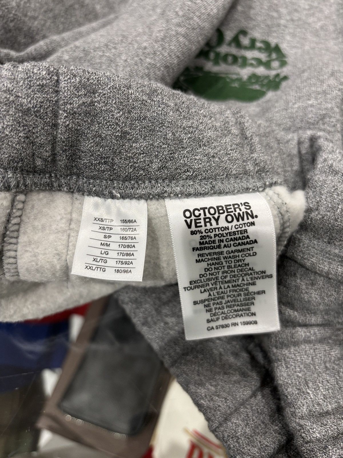 October's Very Own OVO x Roots All Country Sweatpants Grey Size: XL Size US 36 / EU 52 - 5 Thumbnail