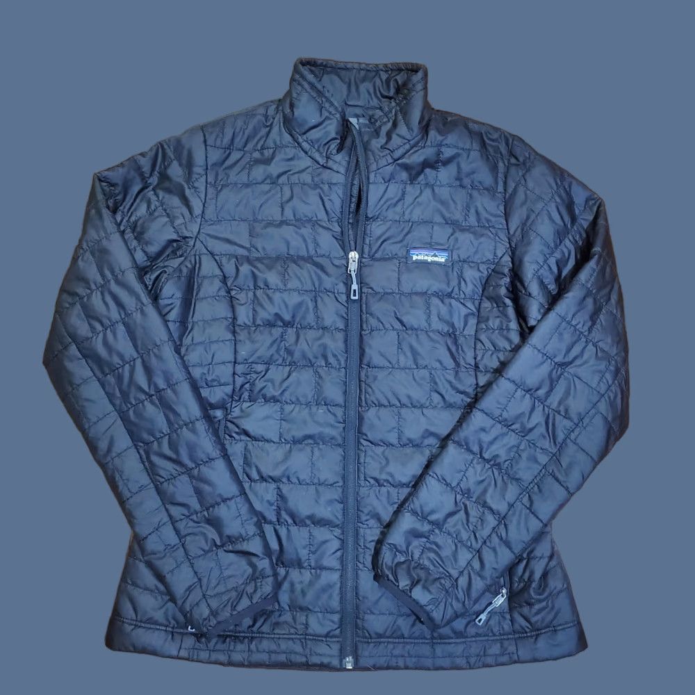 Patagonia Patagonia Jacket Womens Small Black Insulated Puffer Full Zip QuickBooks Logo Size S / US 4 / IT 40 - 1 Thumbnail