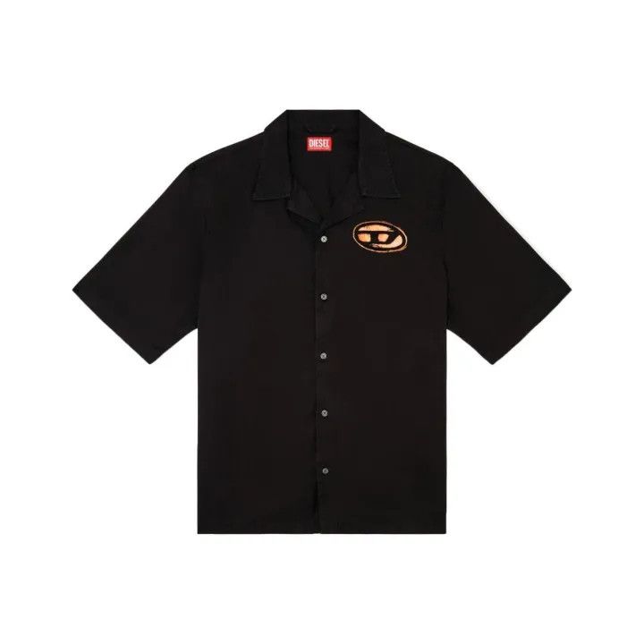 Diesel Diesel Short Sleeve Logo Shirt for Men 0079 Size US M / EU 48-50 / 2 - 1 Thumbnail