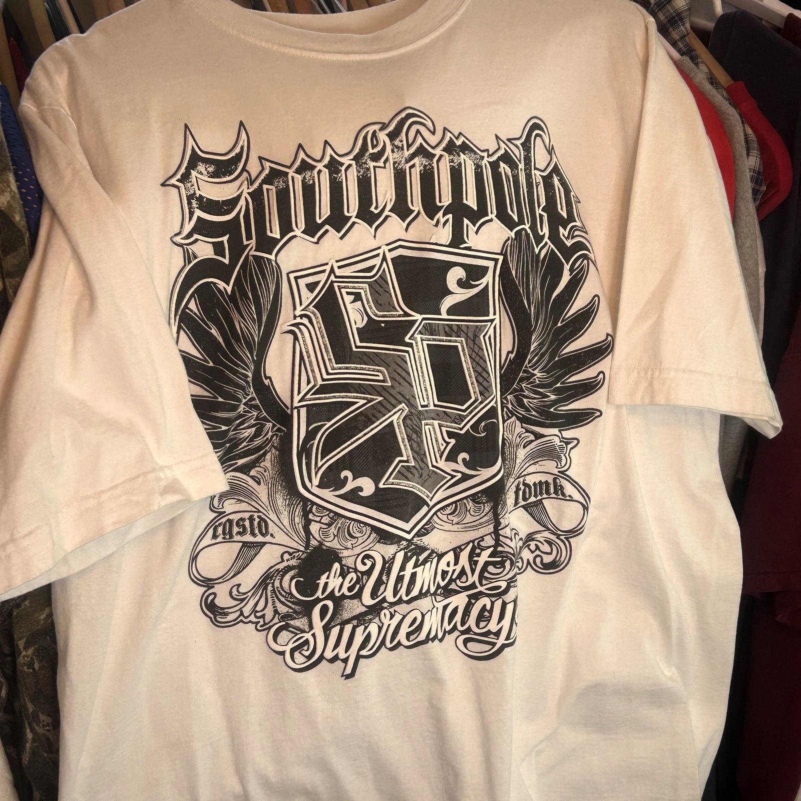 Southpole Y2K South Pole White T-Shirt XL Size US XL / EU 56 / 4 - 2 Thumbnail