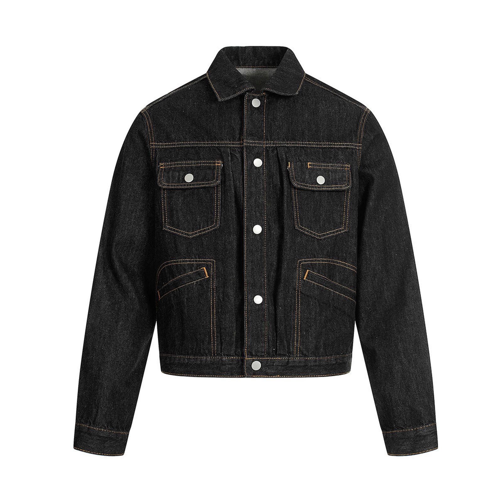 Other Short Washed Denim Workwear Jacket | Dark Rinse Size US L / EU 52-54 / 3 - 1 Thumbnail