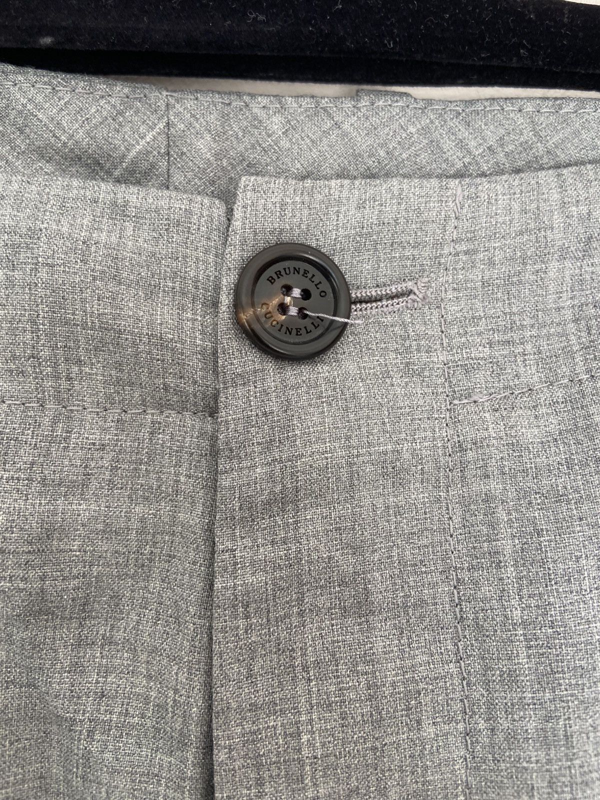 Brunello Cucinelli Brunello Cucinelli Leisure Fit Virgin Wool Cargo Pants Size US 39 - 6 Thumbnail