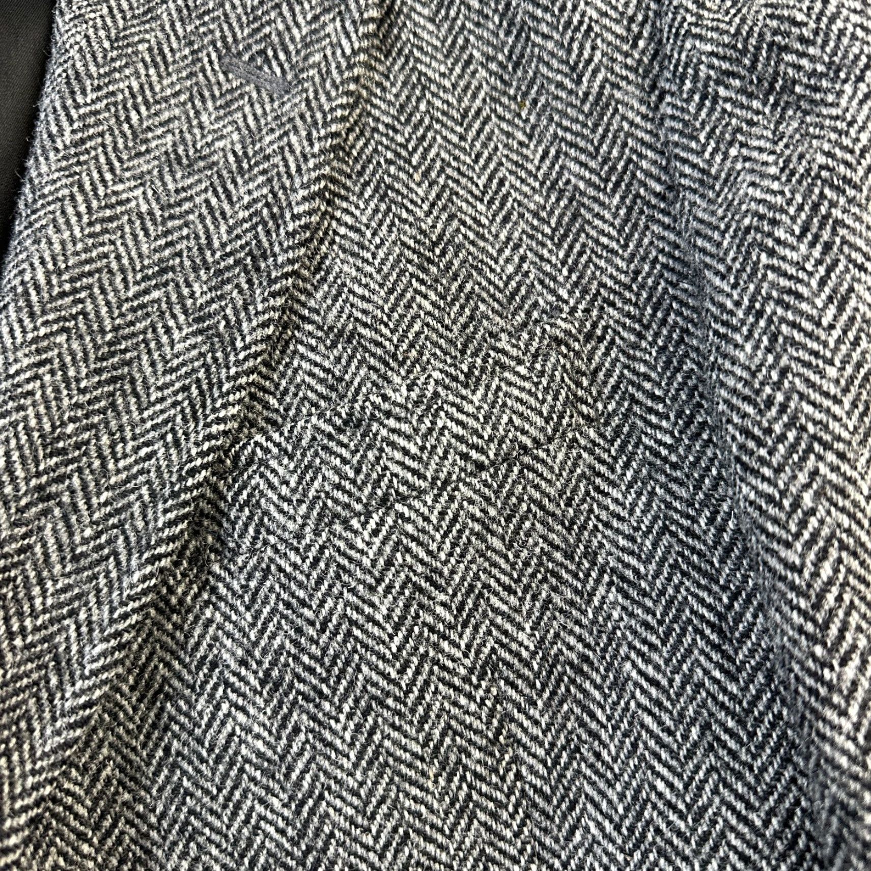 Harris Tweed VINTAGE Harris Tweed Jacket Mens 42L Herringbone Wool Blazer Sport Coat Size 42R - 6 Thumbnail