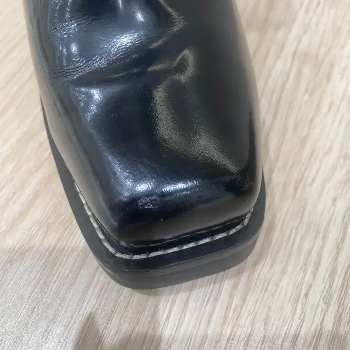 Louis Vuitton Louis Vuitton Black and White Ankle Boots -2508 Size US 7 / IT 37 - 8 Thumbnail