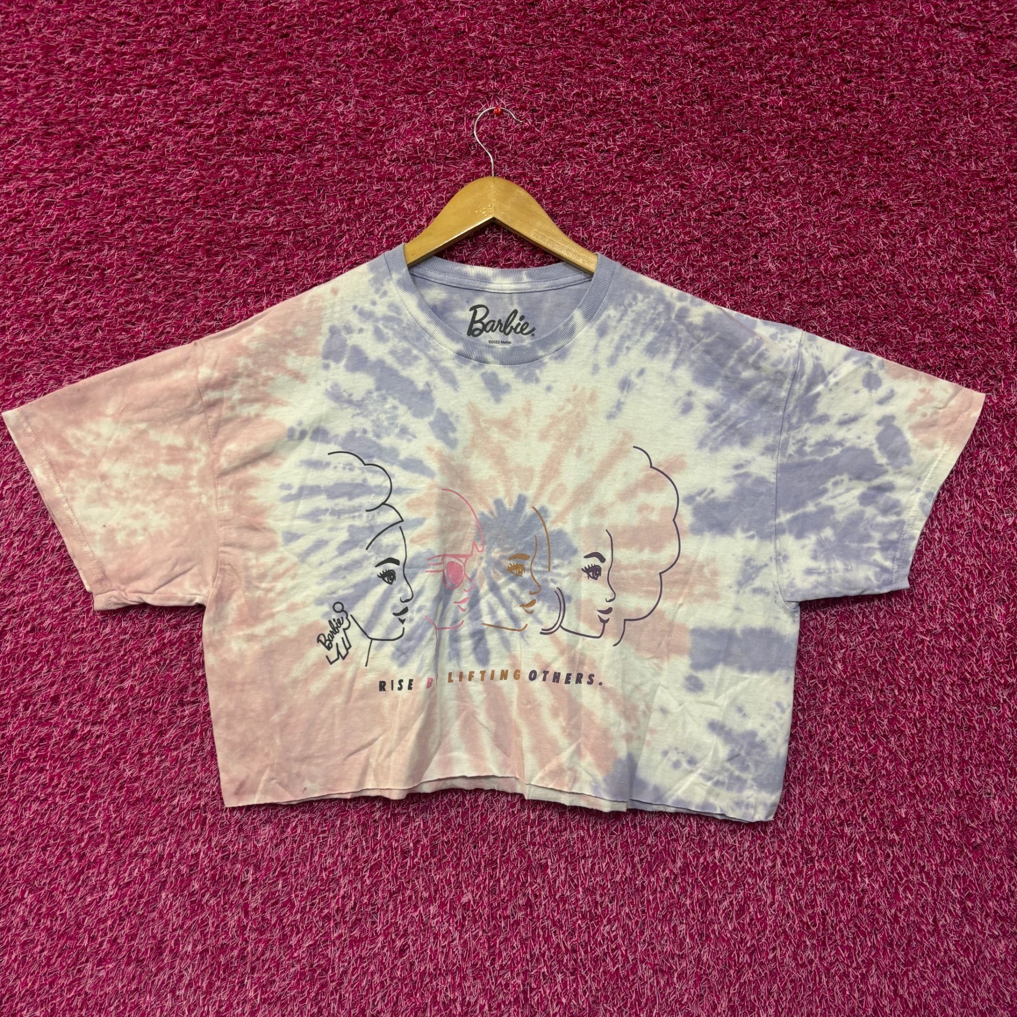Other Barbie Rise By Lifting Each Other Crop Top tie dye Tshirt si Size XL / US 12-14 / IT 48-50 - 1 Thumbnail